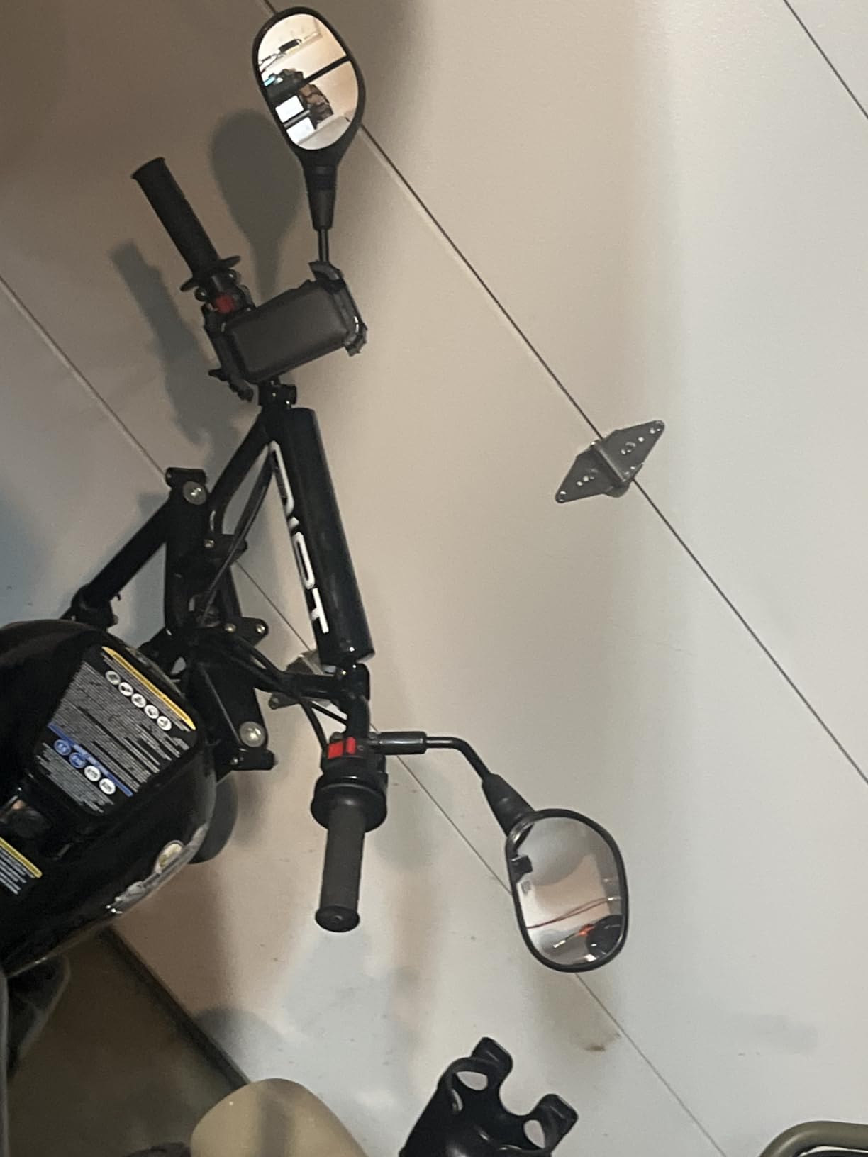KEMIMOTO ATV Mirrors, 8MM 10MM Motorcycle Mirrors for Handlebar ATV Accessories Compatible with Scooter Snowmobile, 360 Degrees Ball Type Adjustment customer photo 2