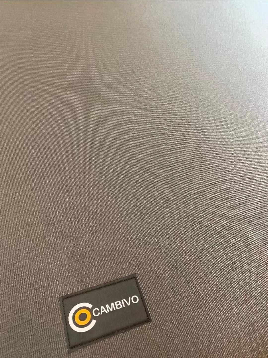 CAMBIVO Large Exercise Mat for Home Workout, 8'x6'/7'x5'/6'x4' (7mm) Extra Thick Exercise Mat for Home Gym, Shoe-Friendly, Non-Slip Gym Mat for Jump Rope, Weights, Cardio, Fitness customer photo 1