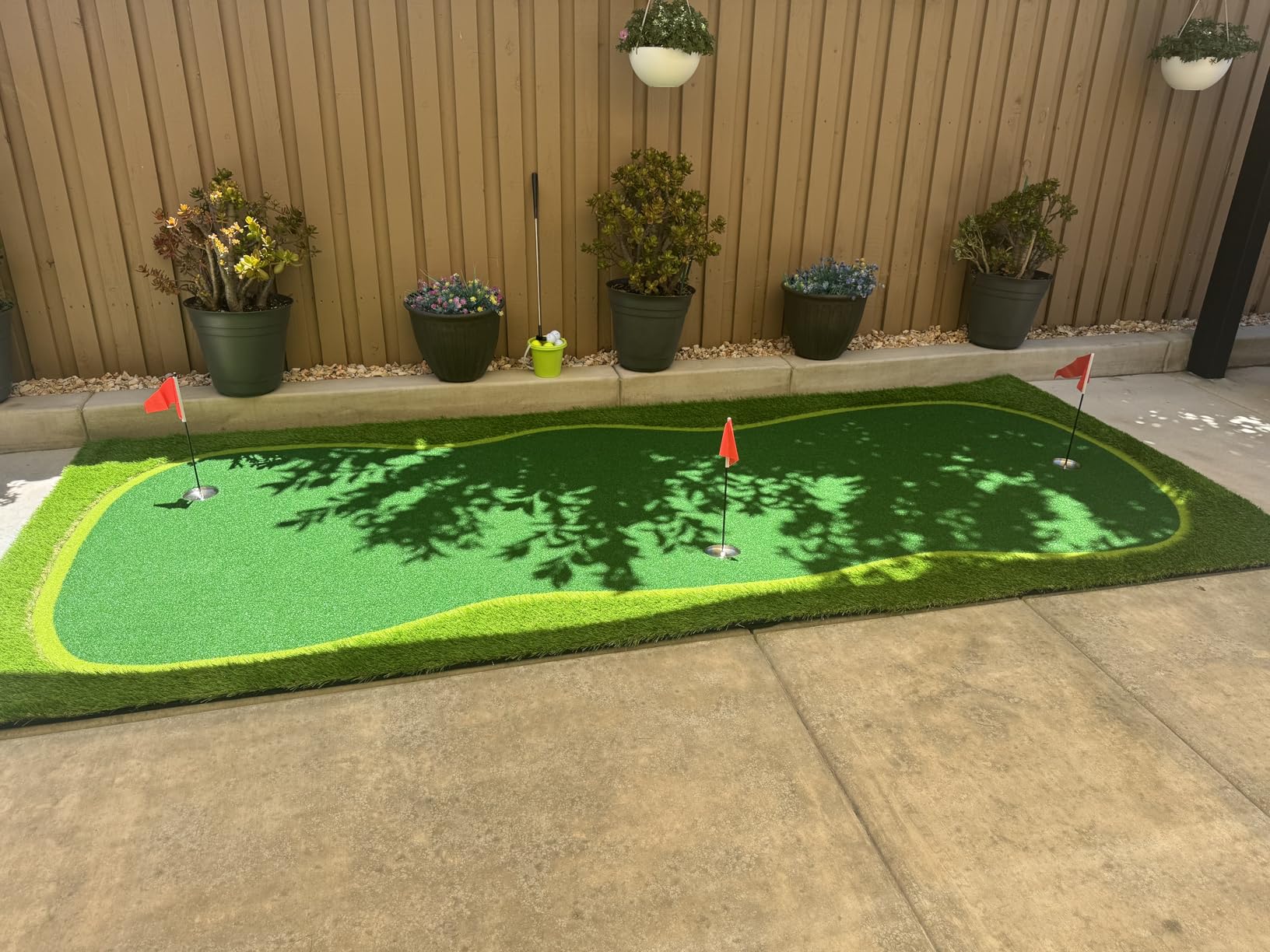 Golf Putting Green/Mat - Golf Training Mat - Professional Golf Practice Mat - Green Long Challenging Putter for Indoor/Outdoor customer photo 2