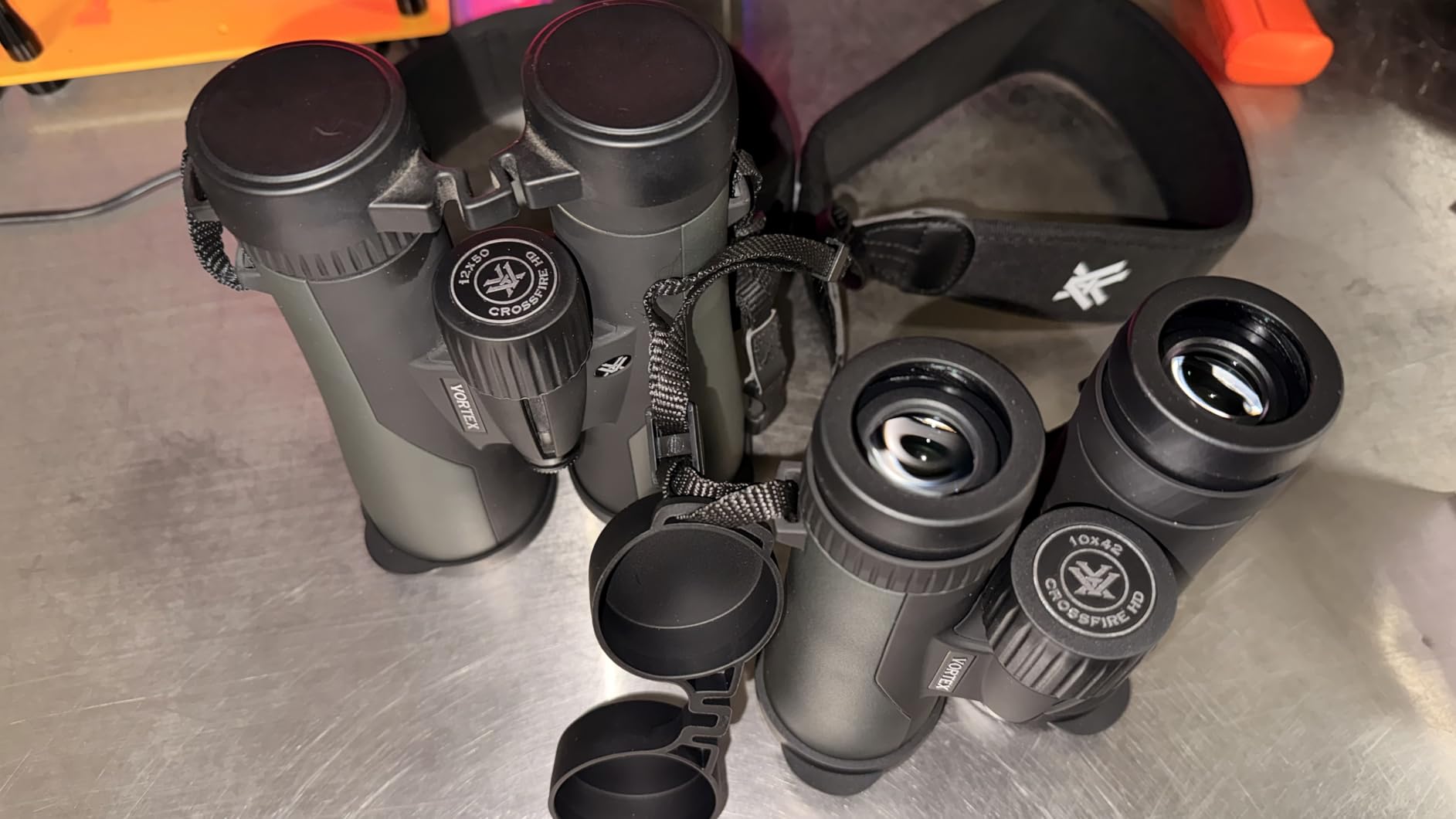 Vortex Optics Crossfire HD 10x42 Binoculars - HD Optical System, Tripod Adaptable, Rubber Armor, Waterproof, Fogproof, Shockproof, Included GlassPak - Unlimited, Unconditional Warranty customer photo 1