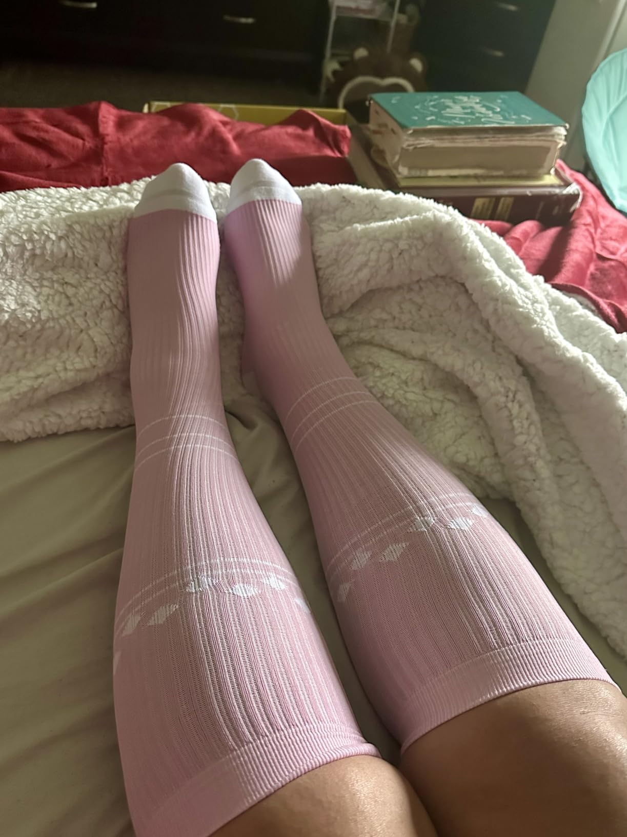 3 Pairs Compression Socks for Women and Men 20-30mmHg-Circulation Support Socks customer photo 1
