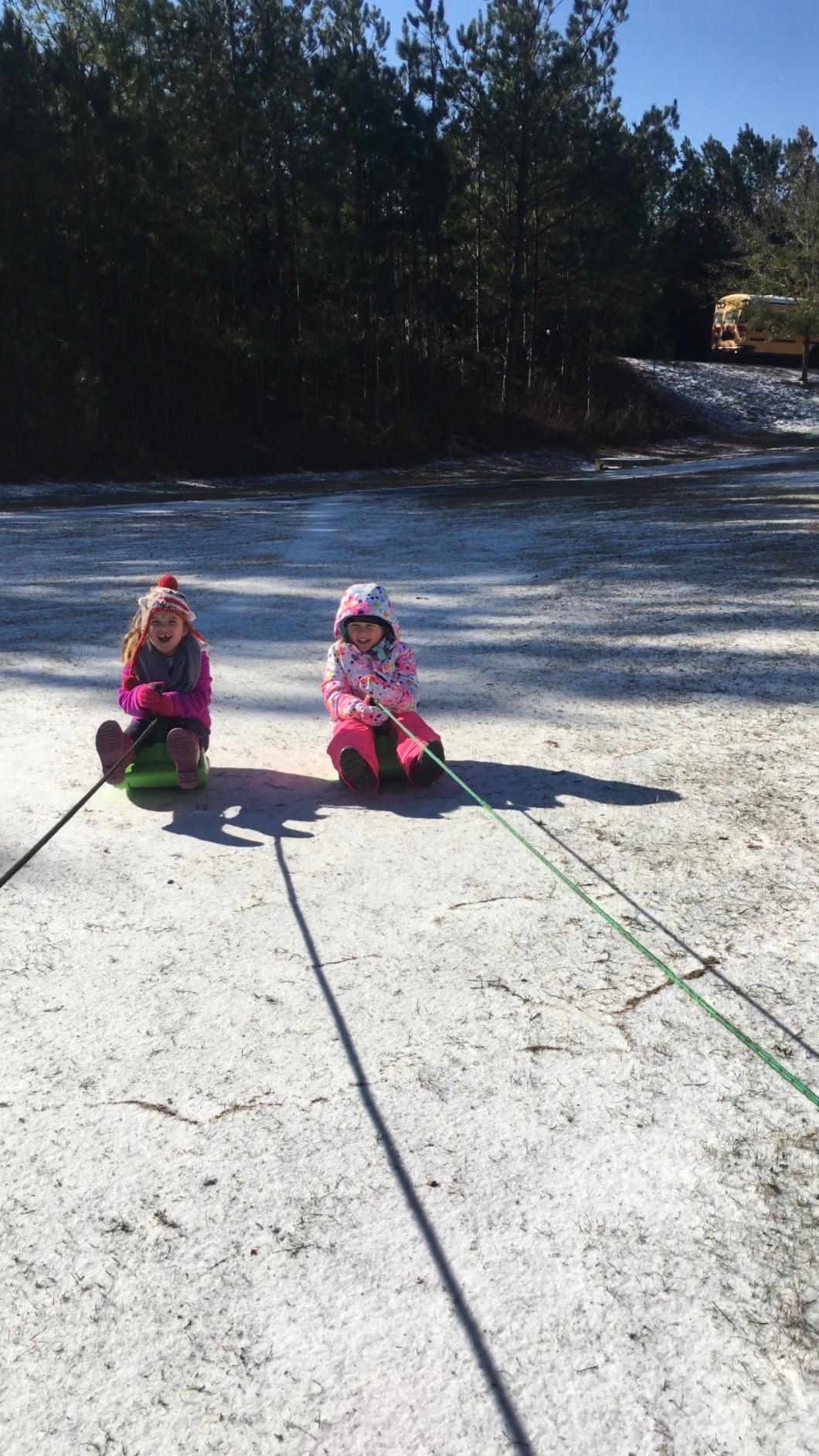 Freestyle Mini Luge Snow Sled - Made in USA - Lightweight Steerable Sit-Down Racer customer photo 1
