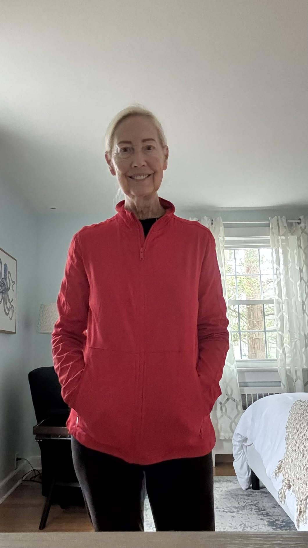 VUTRU Women's Workout Yoga Jacket Full Zip Running Athletic Track Jacket customer photo 1