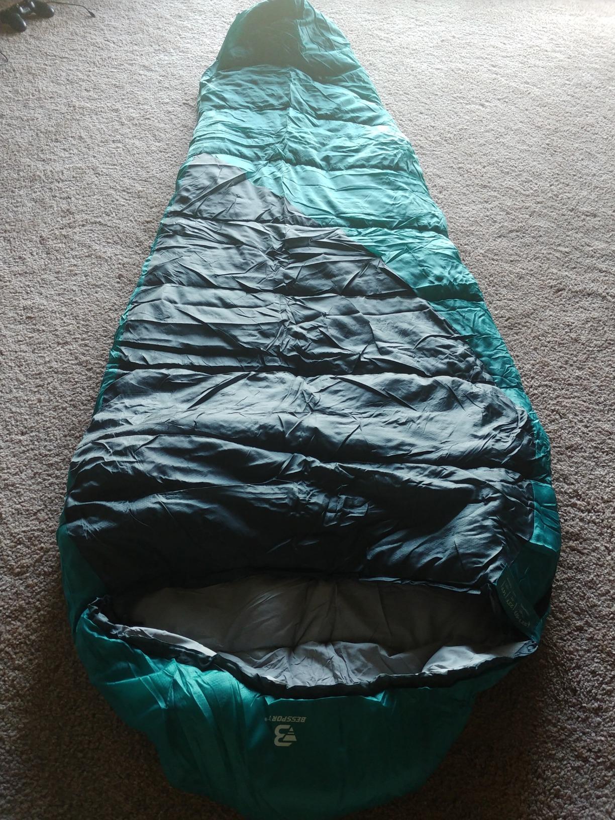 Bessport Mummy Sleeping Bag | 15-45 ℉ Extreme 3-4 Season Sleeping Bag for Adults Cold Weather- Warm and Washable, for Hiking Traveling & Outdoor Activities customer photo 1