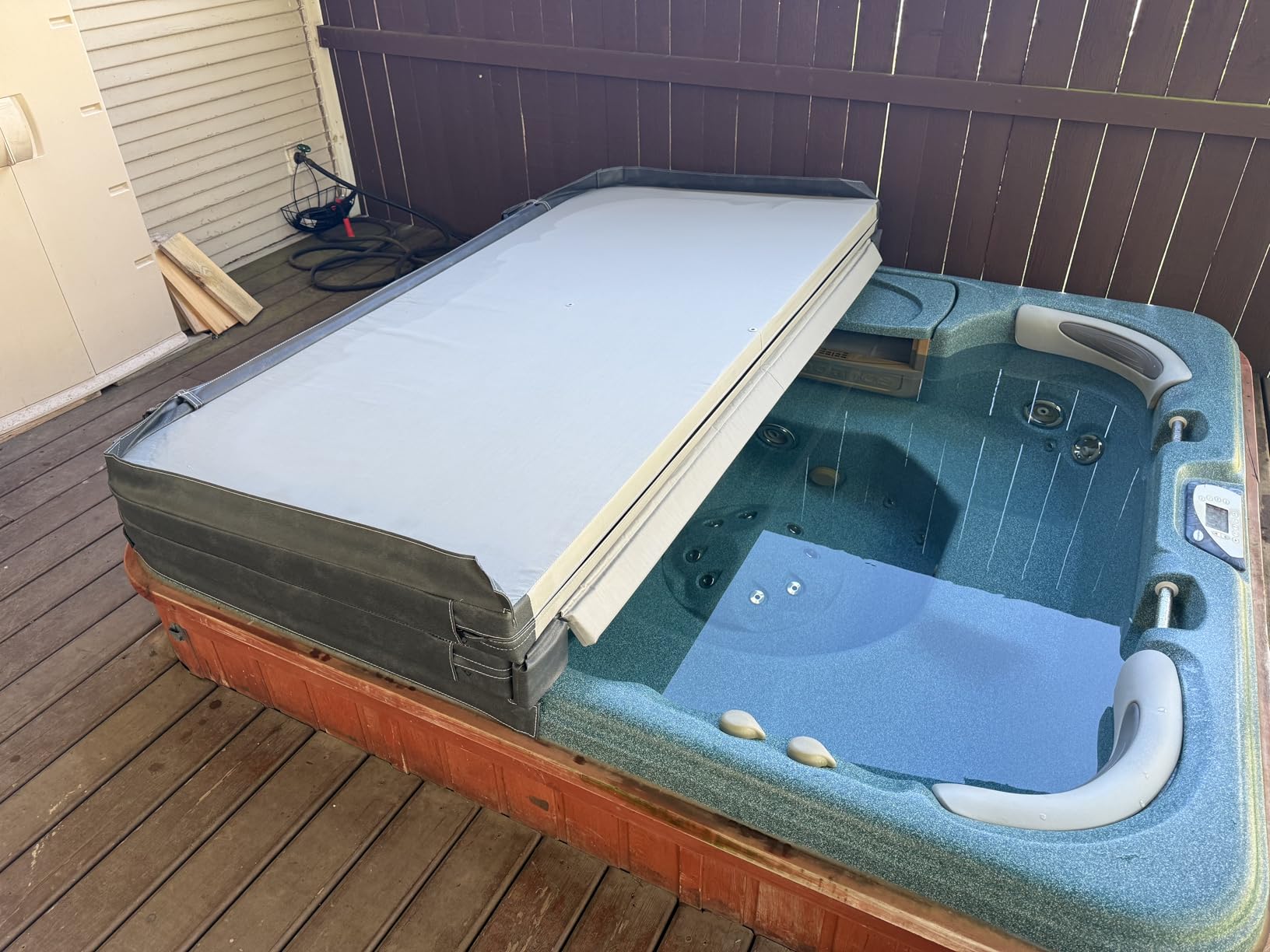 The Cover Guy Premium Hot Tub Cover | Custom Made Replacement Spa Cover | Energy-Saving Hot Tub Covers Built for All Climates | 6, 5, or 4 inch Taper customer photo 2