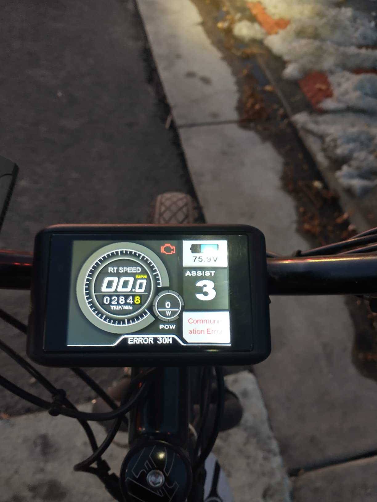 Programmable!color Display , Fat Electric Bike Kit 60V/72V 2000W Electric Fat tire Snow Bike Rear Wheel Hub Motor Kit with Sabvoton 45A sine wave controller , TFT UCK1 Color Display ,7-speed flywheel and torque arm customer photo 2