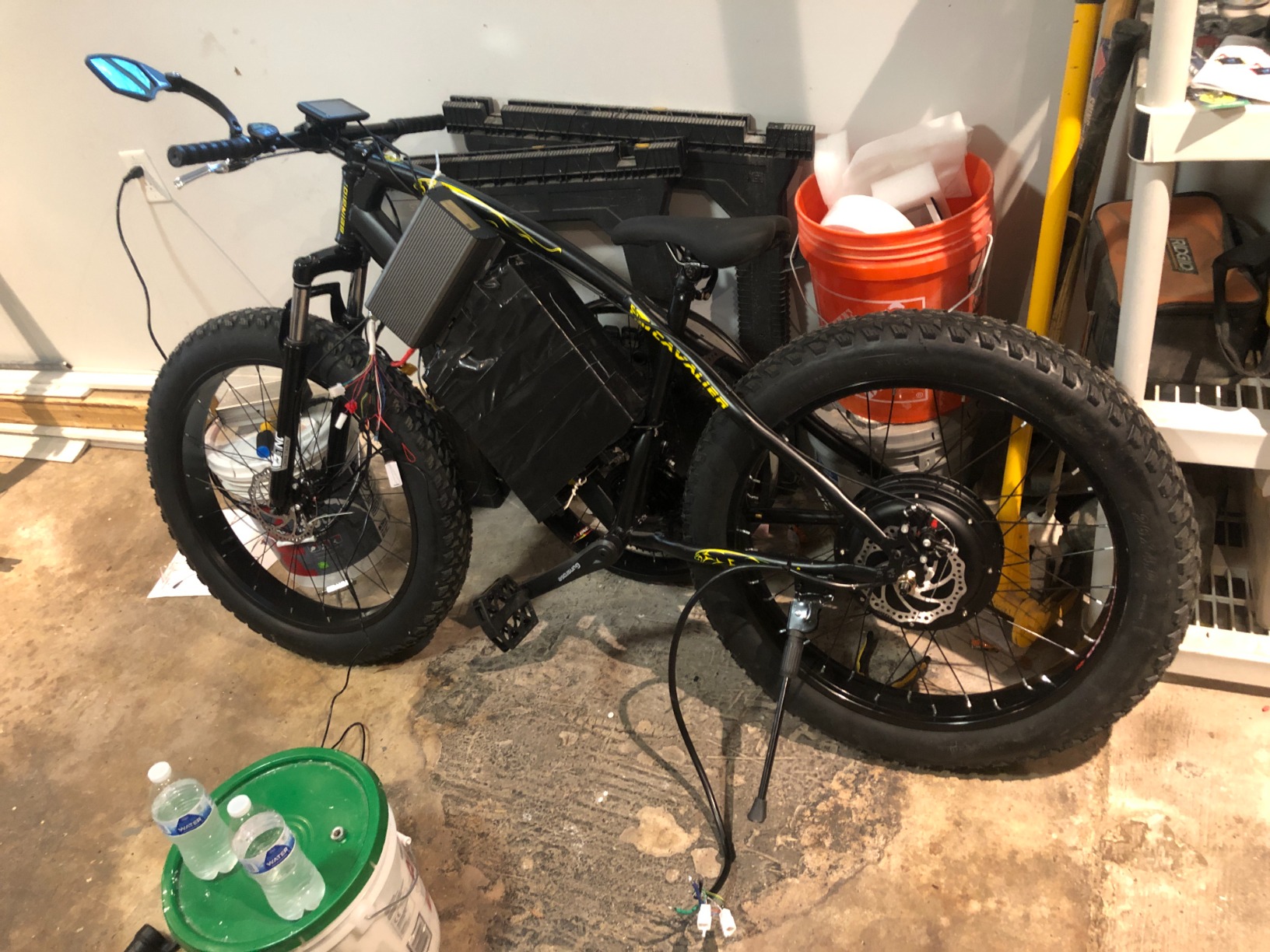 3000W Rear Wheel Electric Fat Bike Conversion Kit, 72V 80A Sabvoton Programmable Controller, 7-Speed Flywheel, Torque Arm (26 * 4.0 Rear) customer photo 1