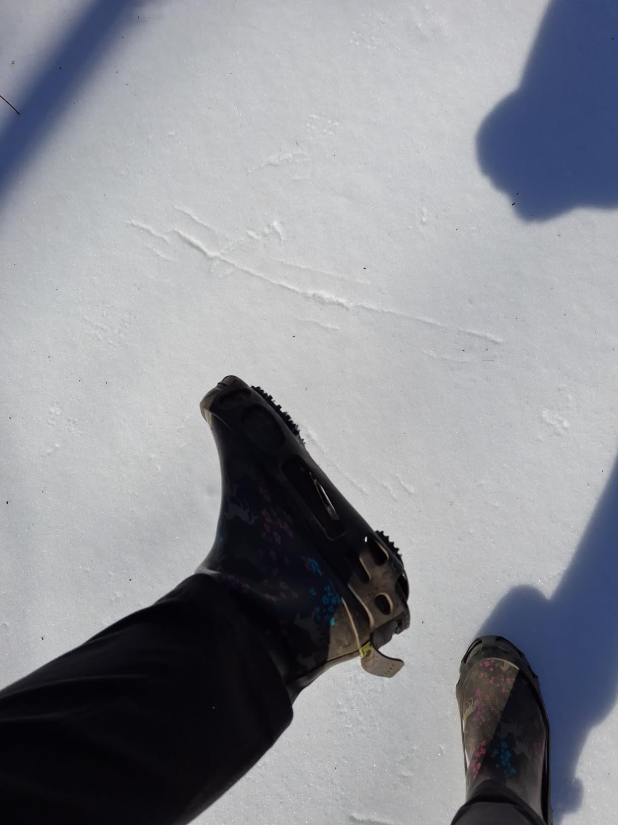 Ice Cleats Snow Traction Cleats Crampon for Walking on Snow and Ice Non-Slip Overshoe Rubber Anti Slip Crampons Slip-on Stretch Footwear customer photo 1
