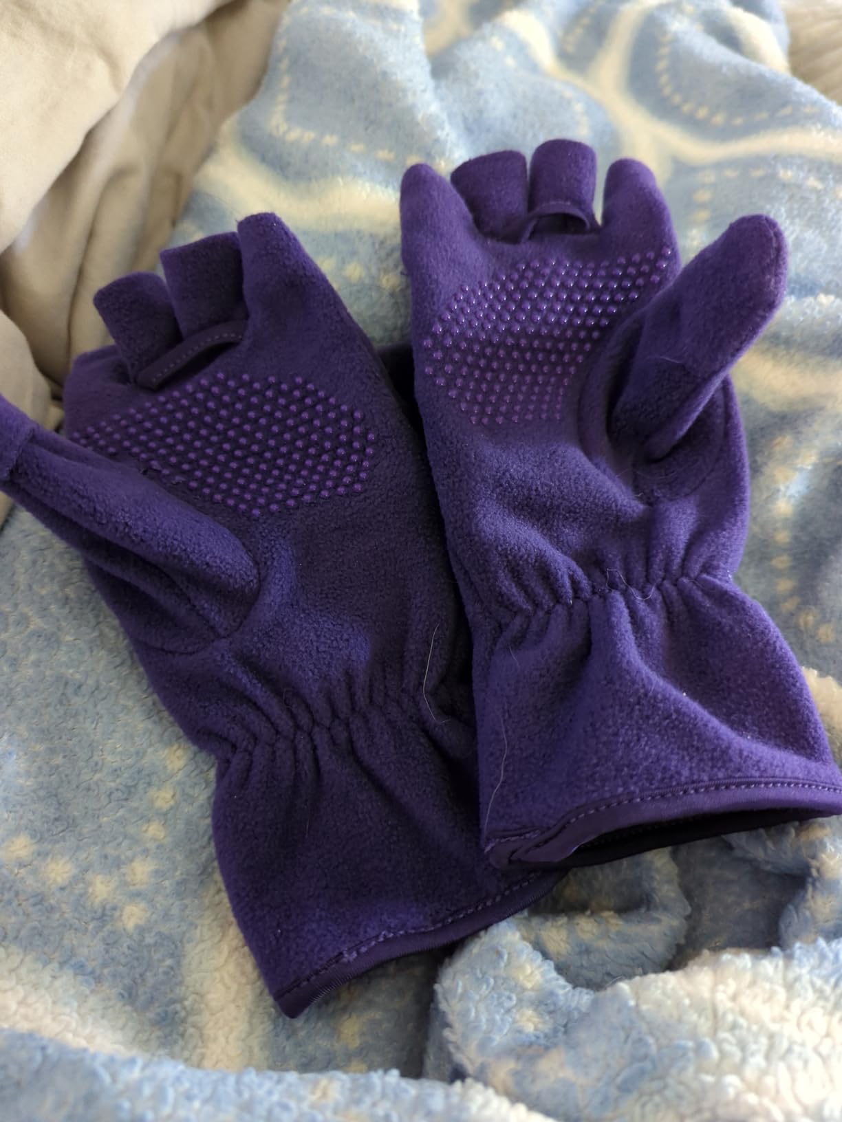 Sprigs Multi Mitt Fingerless Gloves With Adjustable Top & Cell Phone Pocket customer photo 2