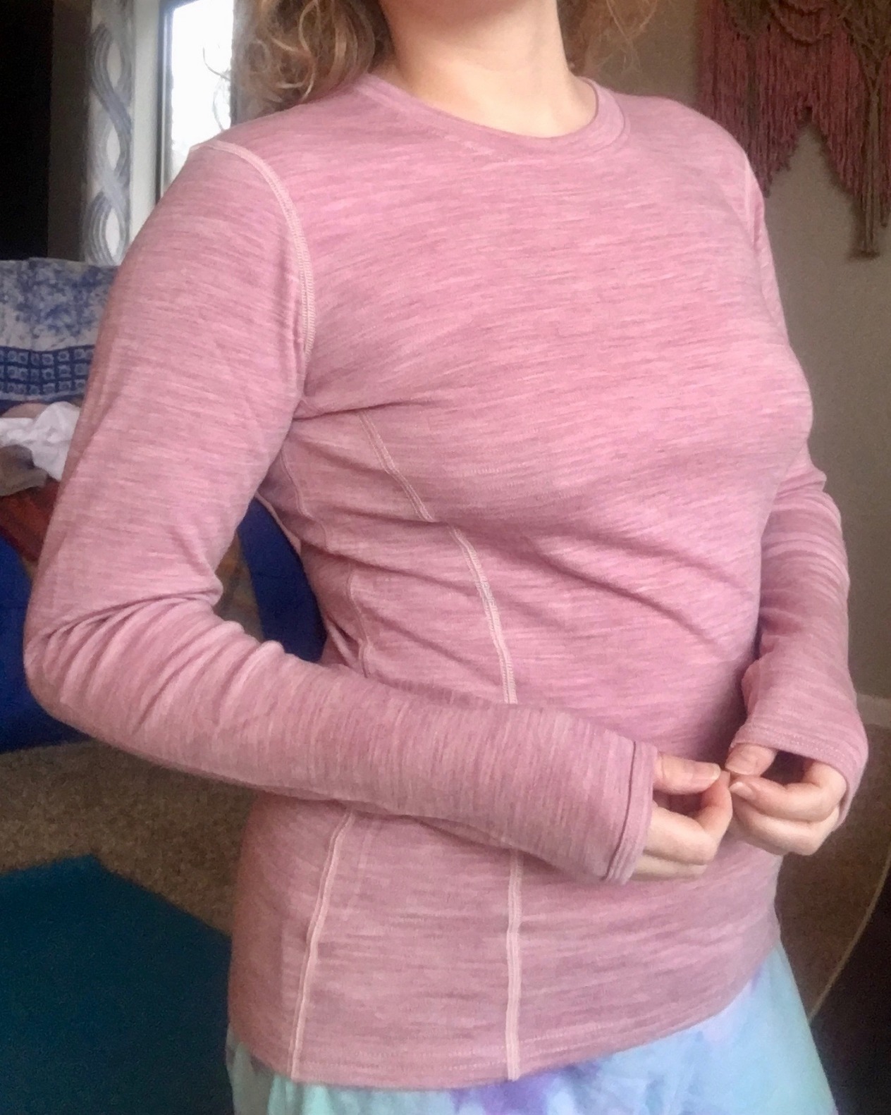 Meriwool Womens Base Layer 100% Merino Wool Midweight Long Sleeve Thermal Shirt customer photo 1