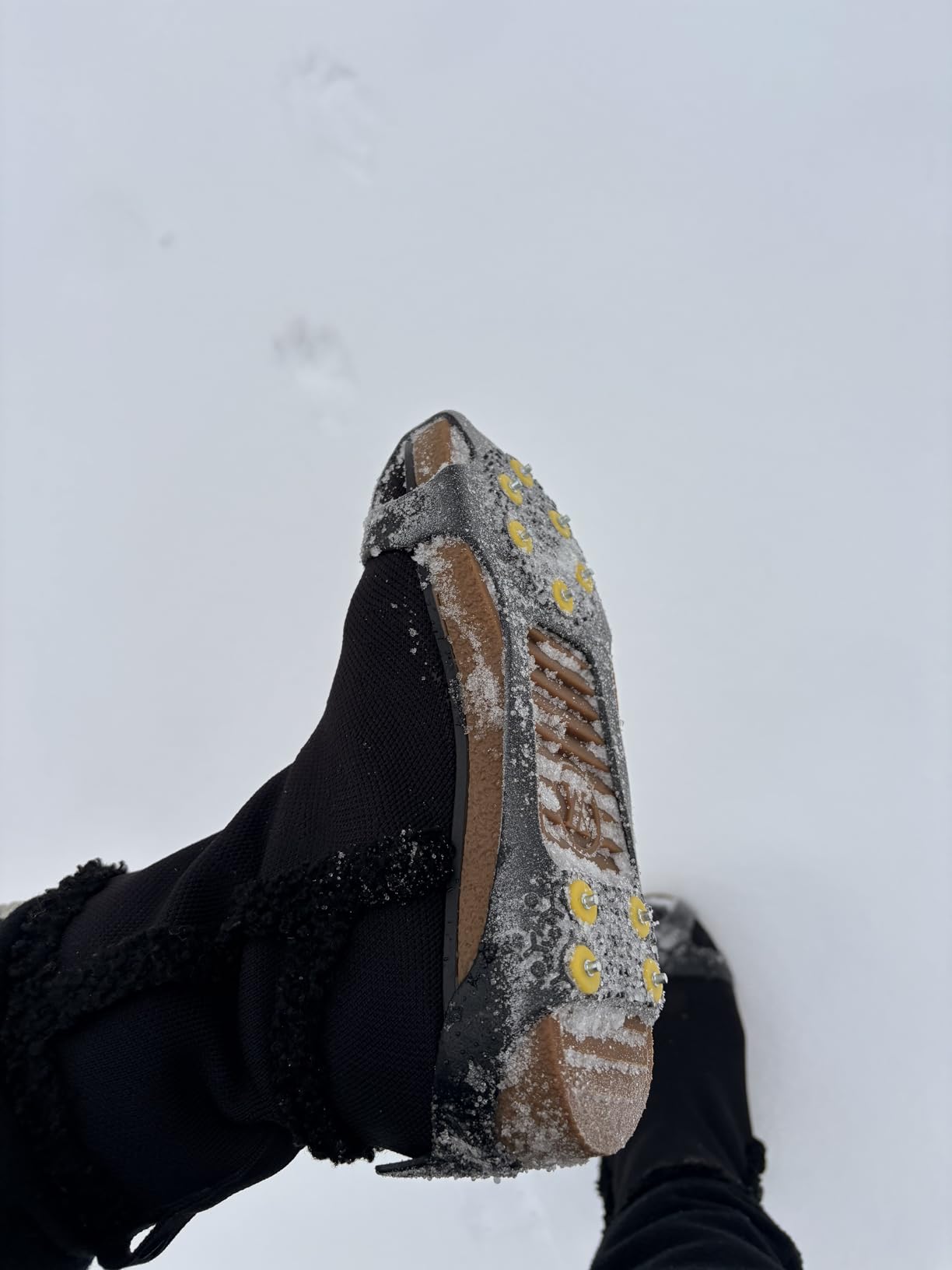 JSHANMEI Ice Cleats - 10 Steel Studs customer photo 1