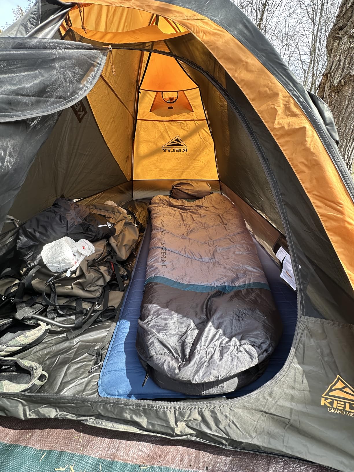 Kelty Grand Mesa 2P Backpacking Tent - 3-4 Season Camping, Thru Hiking Shelter, Aluminum Pole Frame, Single Door + Vestibule Model customer photo 2