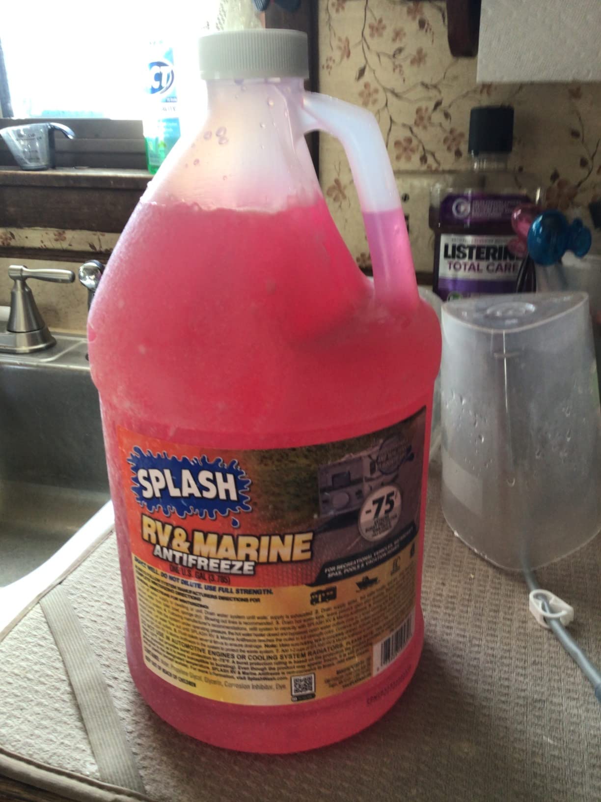 SPLASH RV & Marine Antifreeze -50F Burst Protection, 1 Gallon (1 Pack) customer photo 1