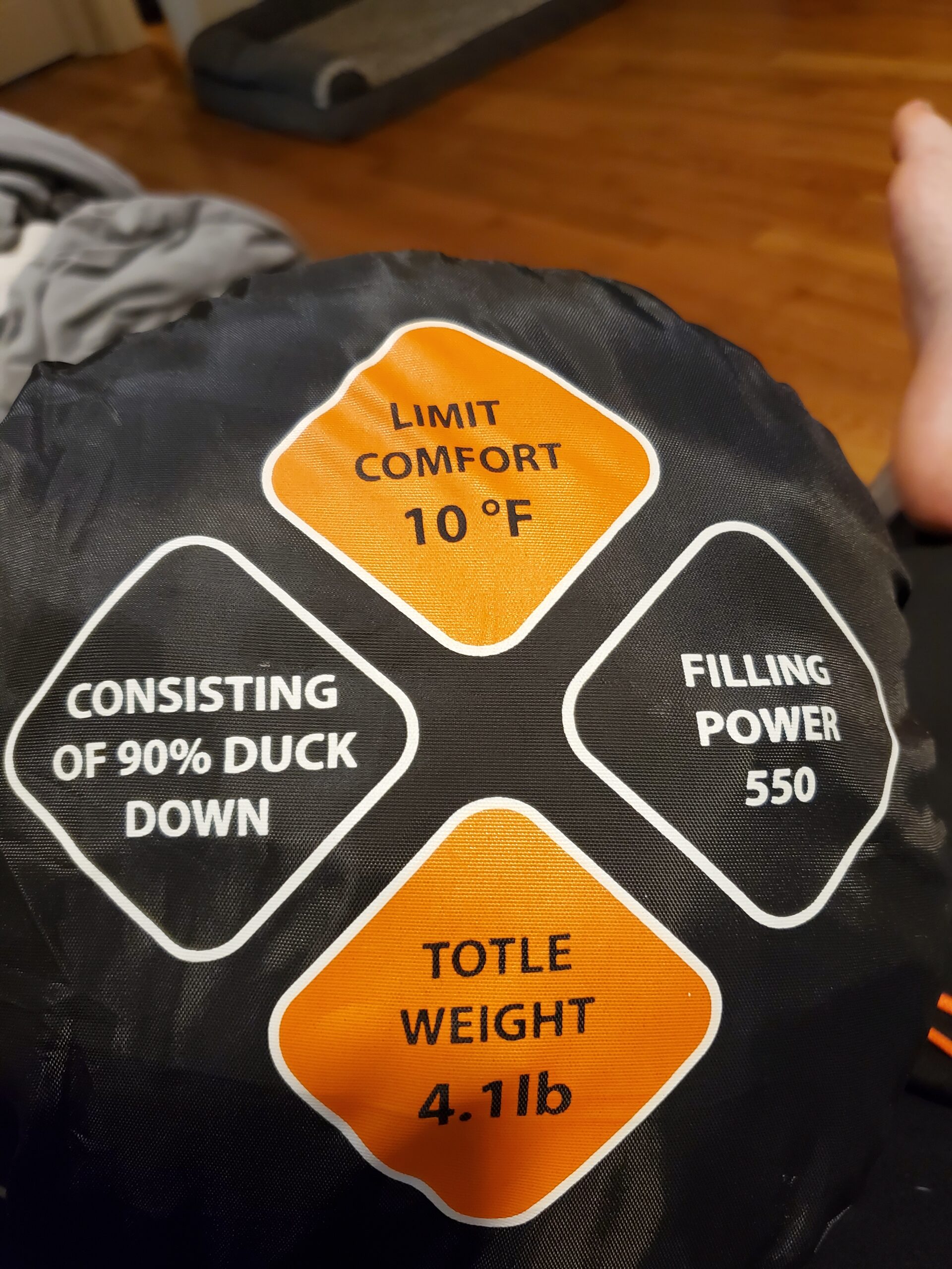 ZOOOBELIVES 10 Degree Down Sleeping Bag for Adults, 4-Season Cold-Weather Mummy Bag, Roomy Fit, 550+ Fill Power Warmth, Lightweight & Compressible for Car Camping, Backpacking & Hunting - AlpliveD1500 customer photo 1