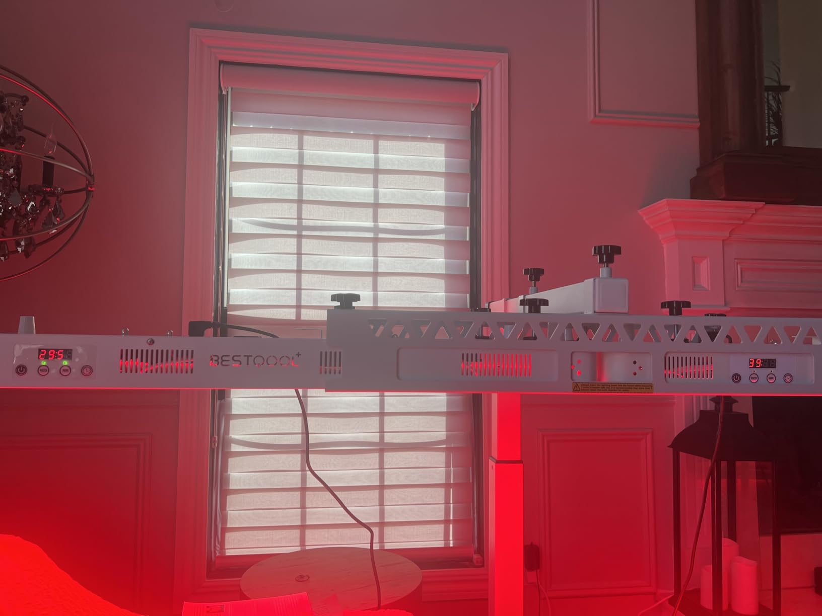 BestQool Red Light Therapy Panel for Body, Face. 4 Wavelengths Elite Grade Full Body Near Infrared Therapy Device Dual Chip 200 LEDs, High Power Red Light Lamp at Home. 340W. customer photo 1