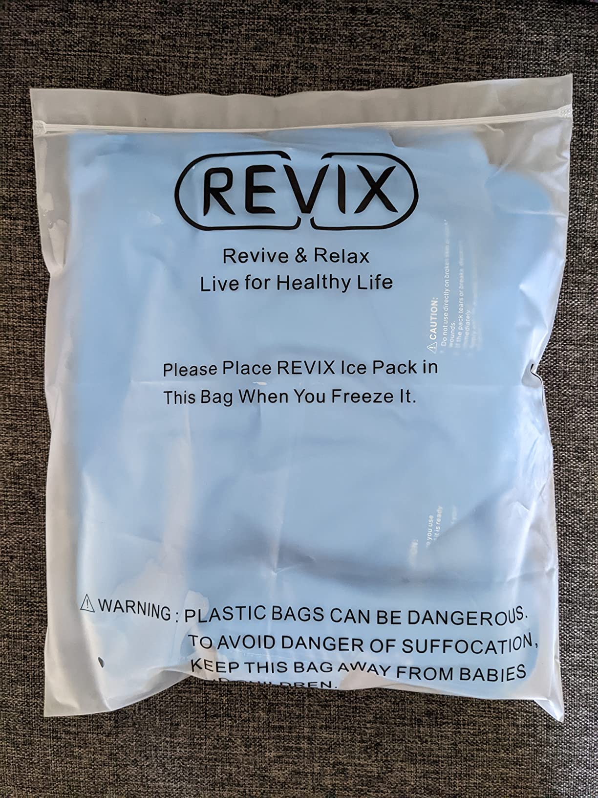 REVIX XXL Full Back Ice Pack Wrap, Reusable Gel Cold Compress for Upper and Lower Back, Long-Lasting Flexible Ice Pack for Muscle Fatigue, Soreness, and Post-Workout Recovery customer photo 2