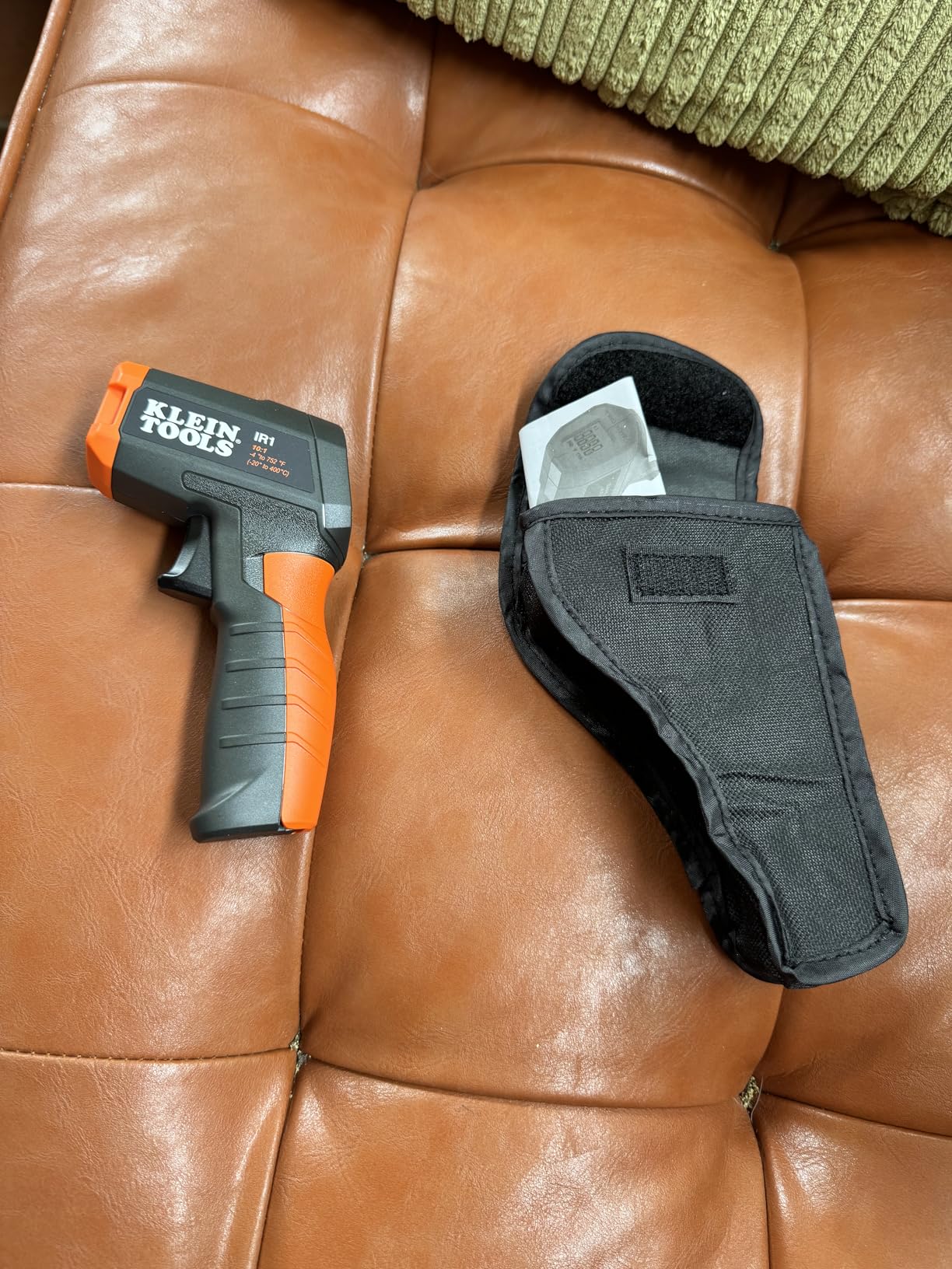 Klein Tools IR1 Infrared Thermometer, Digital Laser Gun is Non-Contact Thermometer with a Temperature Range -4 to 752-Degree Fahrenheit customer photo 1
