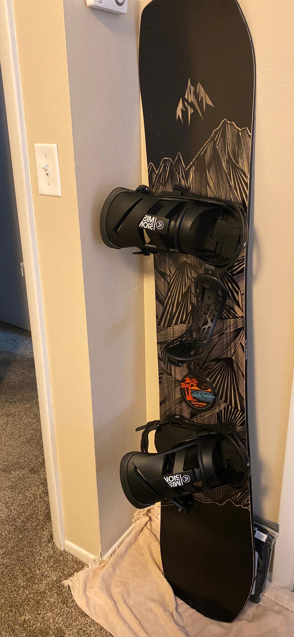 Burton Mission Mens Snowboard Bindings Sz L (10+) Black customer photo 1