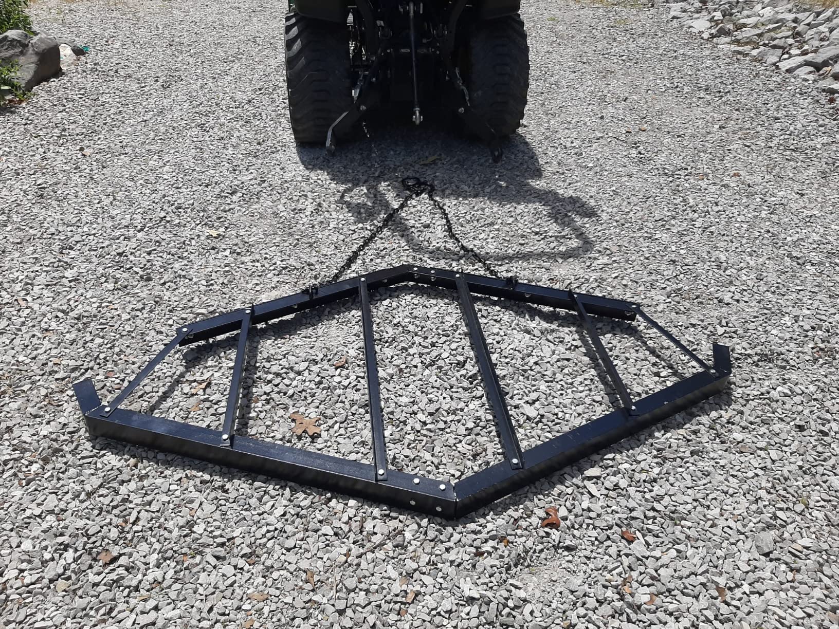 Field Tuff 78 Inch ATV, UTV, and Lawn Tractor Landscape Leveling Draggin' Driveway Drag customer photo 2