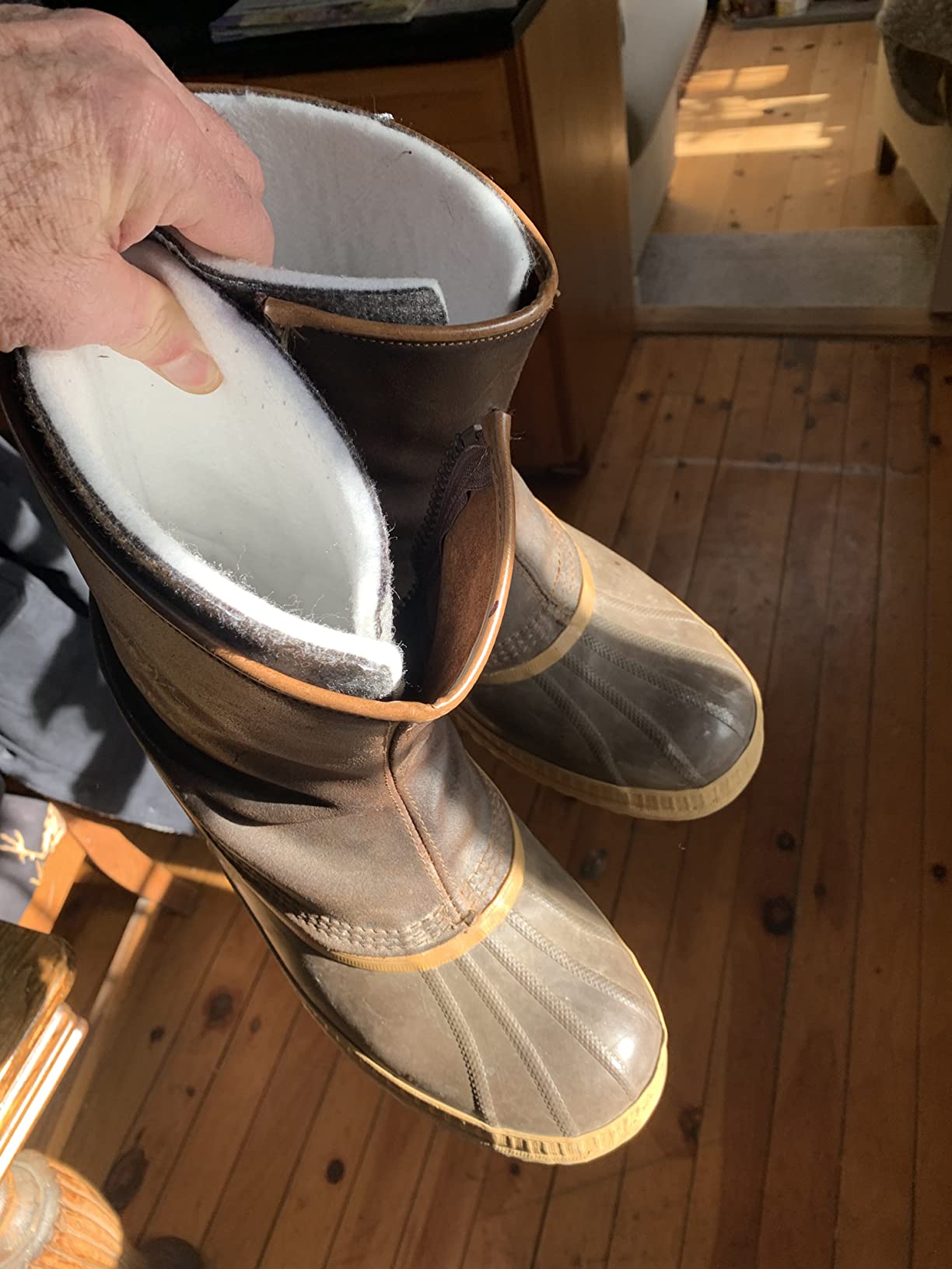 The Felt Store Radiantex Replacement Boot Liners (816 GWR) - Wool Blend & Polypropylene Insulated Insert for Winter & Snow Boots - 10