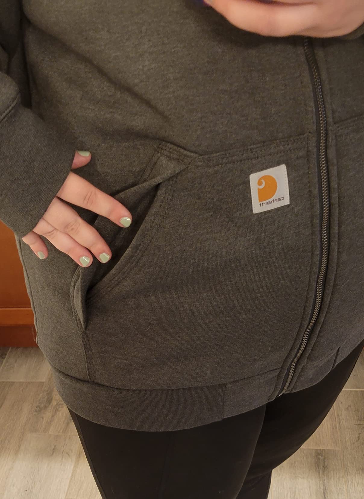 Carhartt Men's Paxton Thermal-Lined Full-Zip Sweatshirt customer photo 2