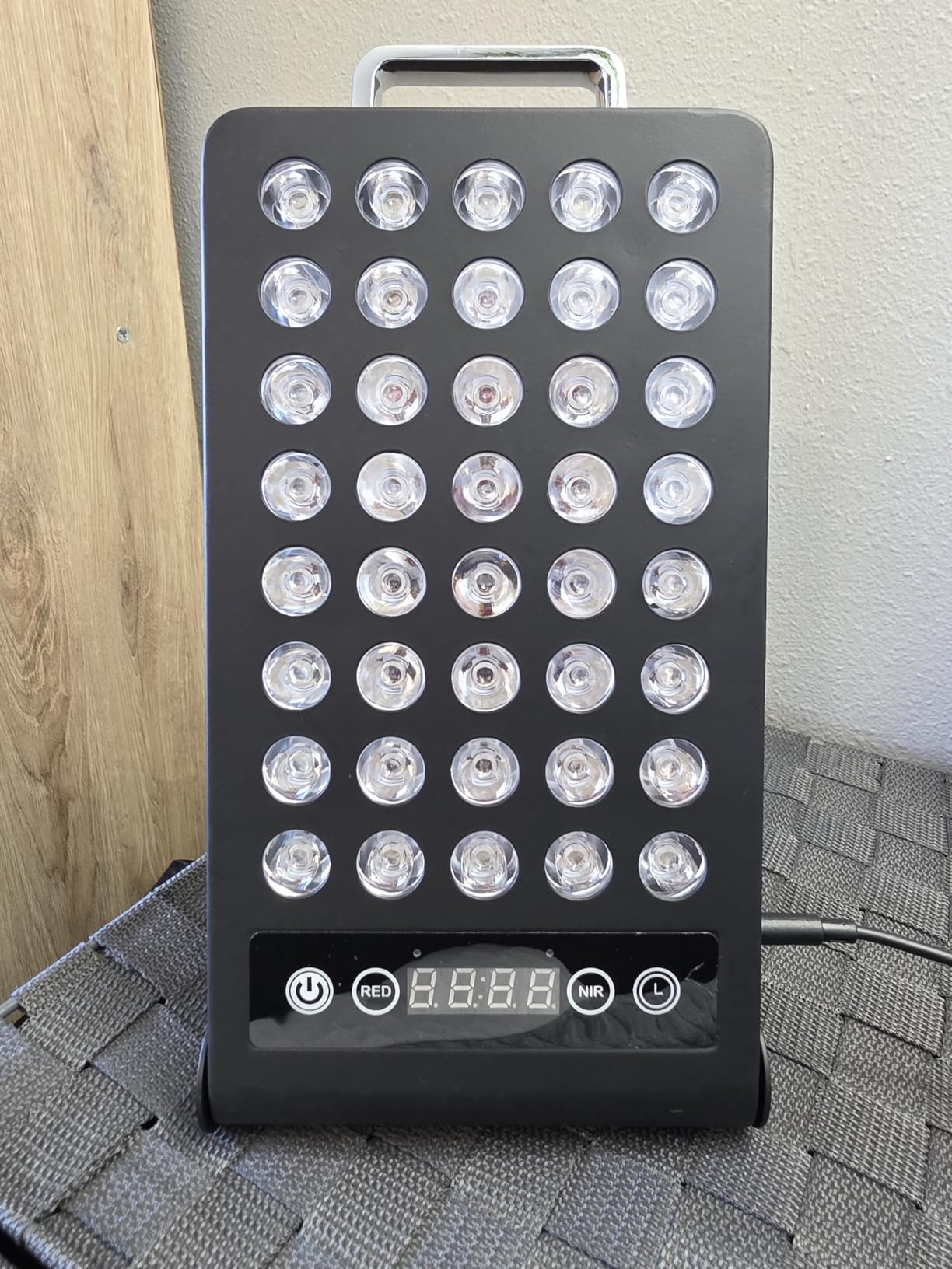 BestQool Red Light Therapy, Dual Chip 660nm 850nm Elite Grade Red Light Therapy for Face, Portable Infrared Light Therapy for Body, Red Infrared Light Device, LED Light Therapy Panel, 50W customer photo 1