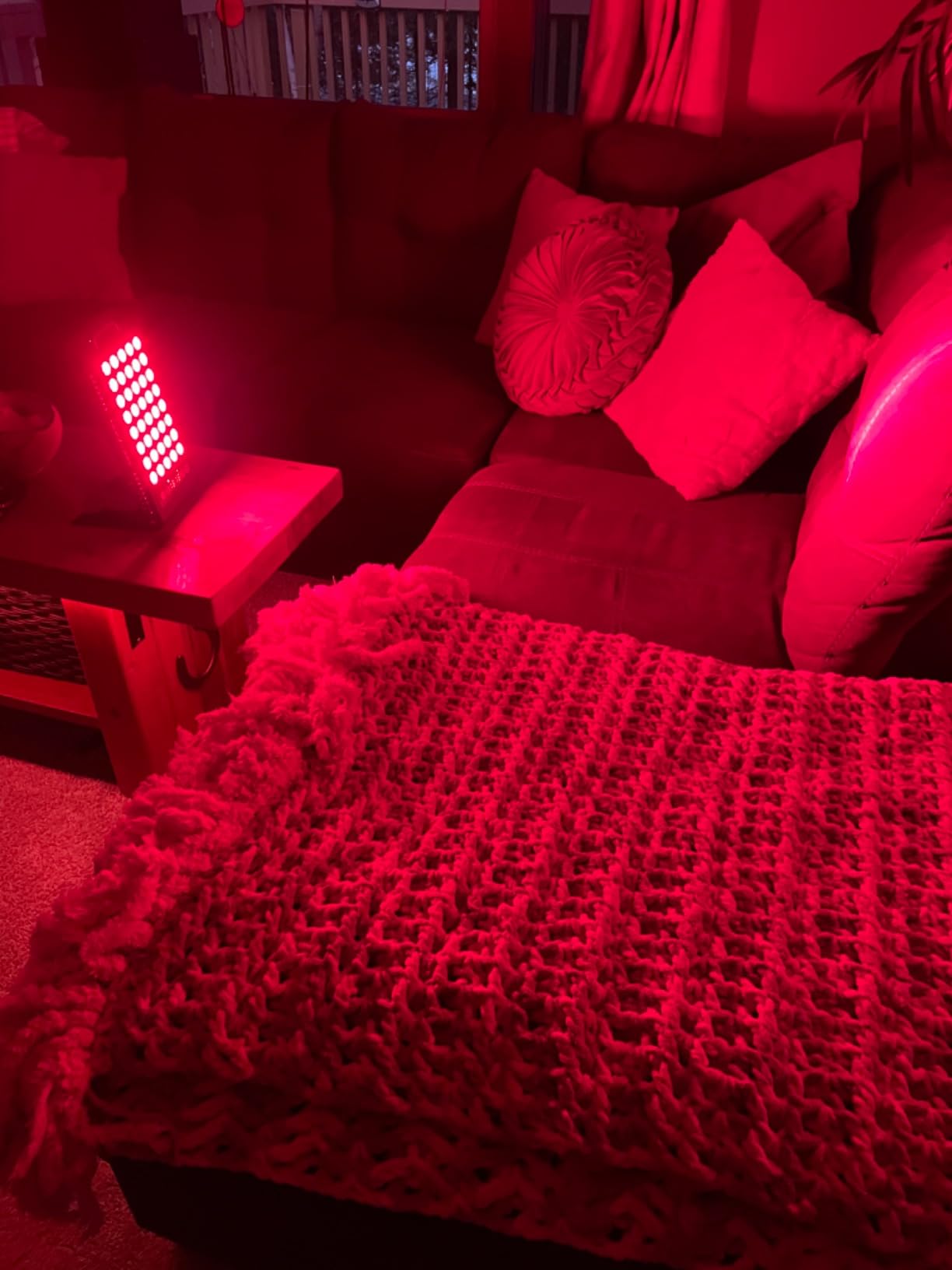 BestQool Red Light Therapy, Dual Chip 660nm 850nm Elite Grade Red Light Therapy for Face, Portable Infrared Light Therapy for Body, Red Infrared Light Device, LED Light Therapy Panel, 50W customer photo 2