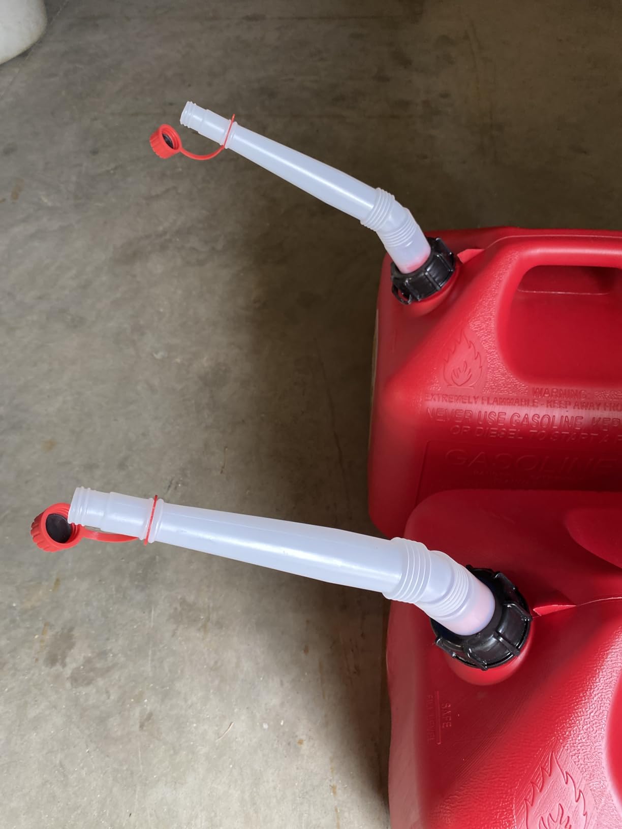 Midwest Can Company 5610 5 Gallon Gas Can Fuel Container Jugs w/Spout (2 Pack) customer photo 1