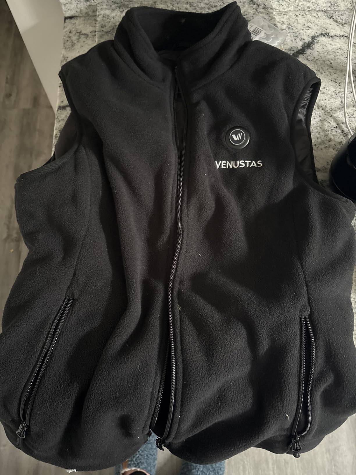 Women's Fleece Heated Vest with Battery, Lightweight Electric Heated Coat customer photo 1