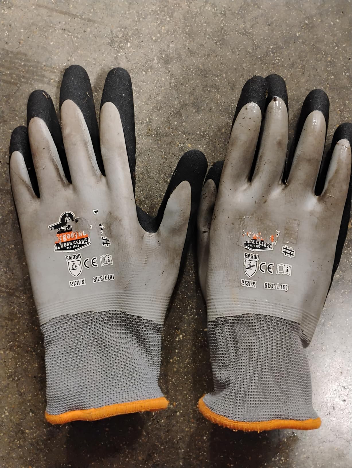 Ergodyne ProFlex 7501 Coated Waterproof Winter Work Gloves, Sandy Nitrile Coated Palms, Thermal Fleece Lining customer photo 1