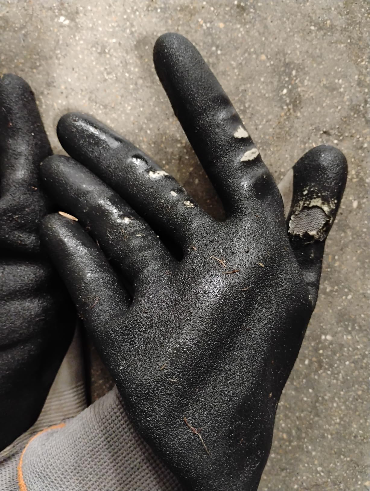 Ergodyne ProFlex 7501 Coated Waterproof Winter Work Gloves, Sandy Nitrile Coated Palms, Thermal Fleece Lining customer photo 2