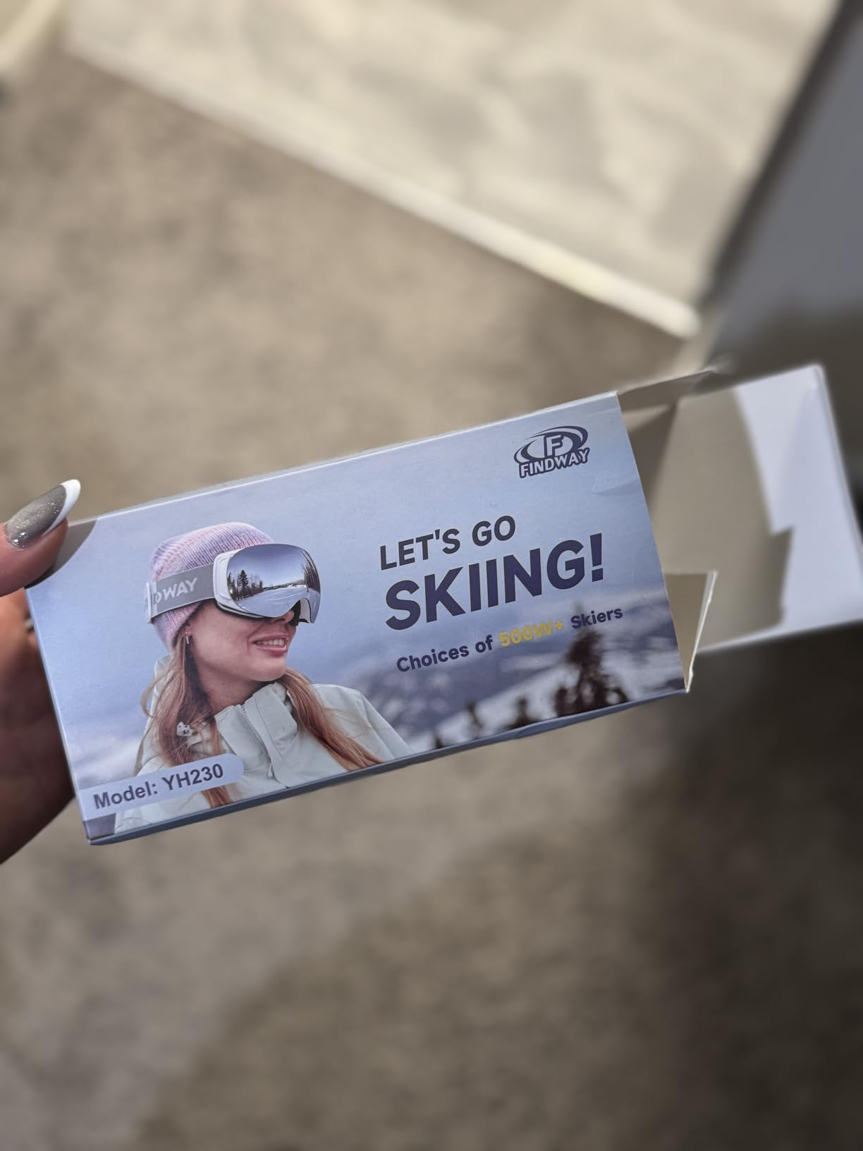 findway Ski Goggles OTG for Women Men Adult Youth-Over Glasses Snow Goggles-Interchangeable Lens,Anti Fog Snowboard Goggles customer photo 2