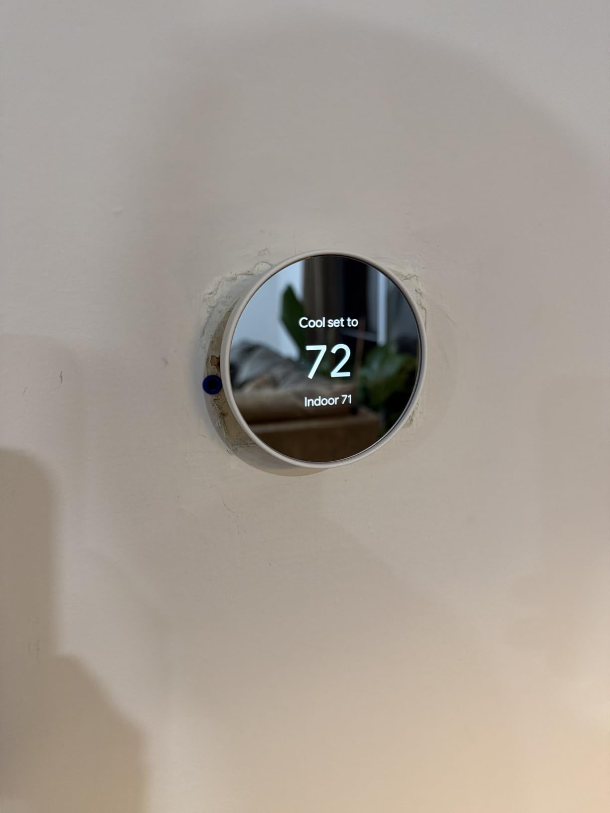 Google Nest Thermostat - Smart Thermostat for Home - Programmable Wifi Thermostat - Snow customer photo 2