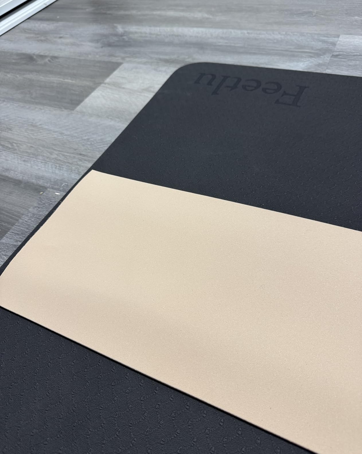Yoga Mat with Strap - 10mm & 12mm Thick Yoga Mat, Non-Skid Dual Surface Workout Mat, Eco-Friendly POE Yoga Mats for Women Men Kids customer photo 2