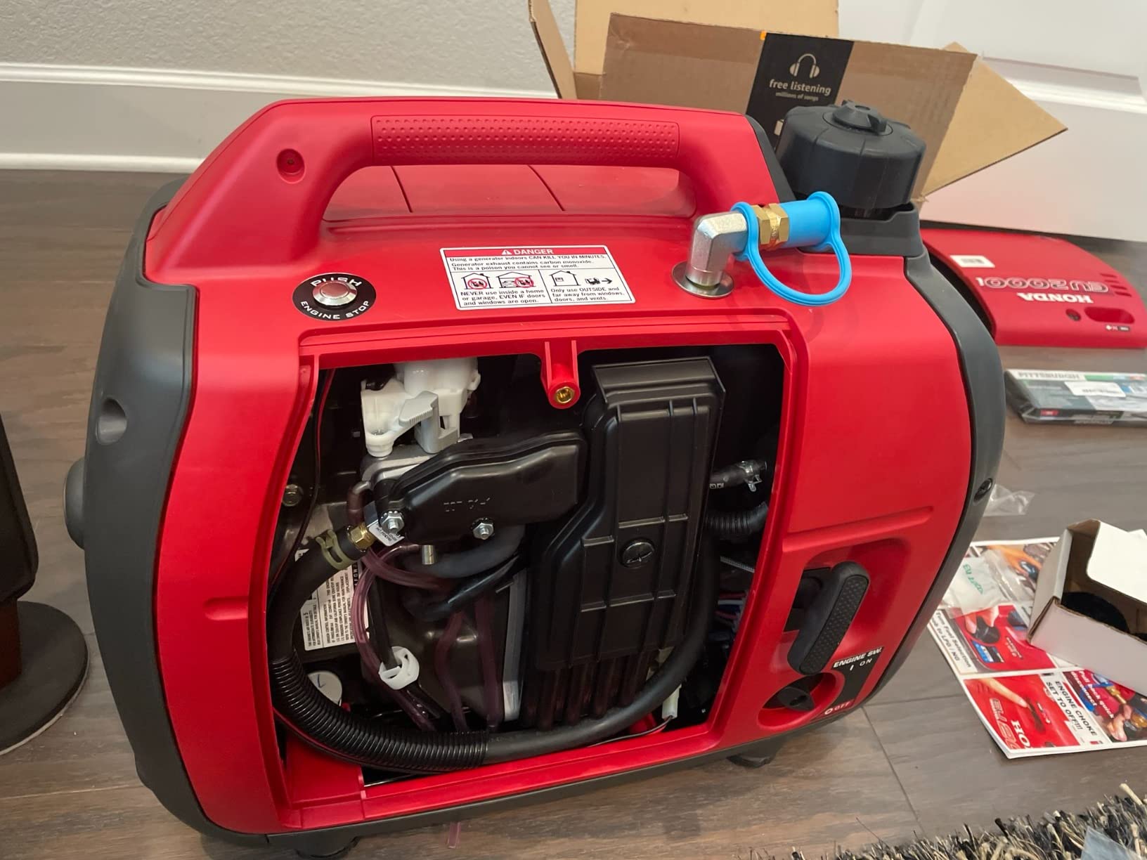 EU2000i Propane, Natural Gas & Gasoline Tri Fuel Conversion Kit for Honda Generator Inverter LPG CNG customer photo 1