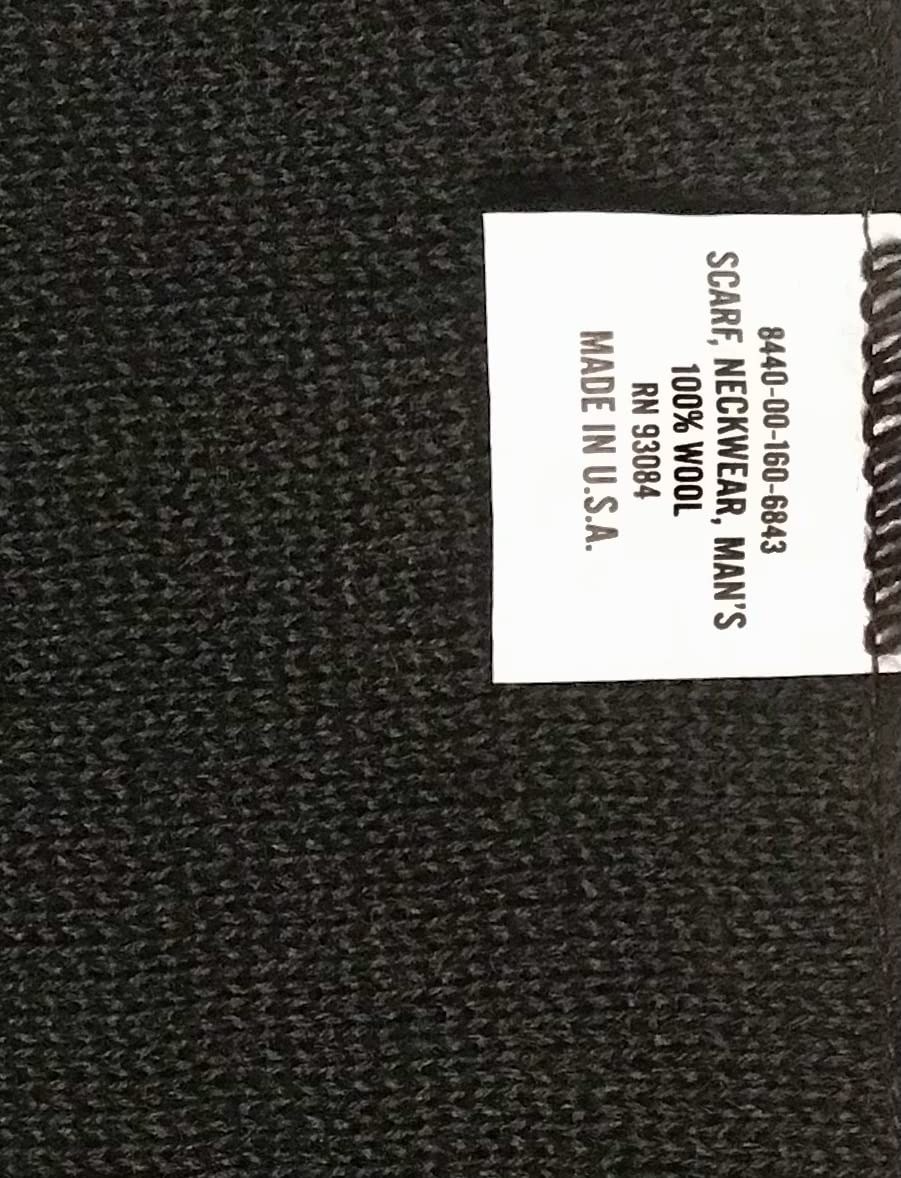 M MCGUIRE GEAR Genuine US Army Military GI 100% Wool Warm Winter Scarf, Made in USA customer photo 1