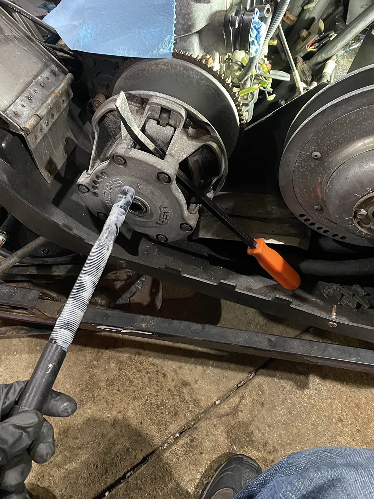 Primary Clutch Puller for Polaris, Clutch Removal Tool for 1985-2016 Polaris Sportsman Scrambler Ranger RZR General Replaces 2870506 (OEM Standard Size) customer photo 1