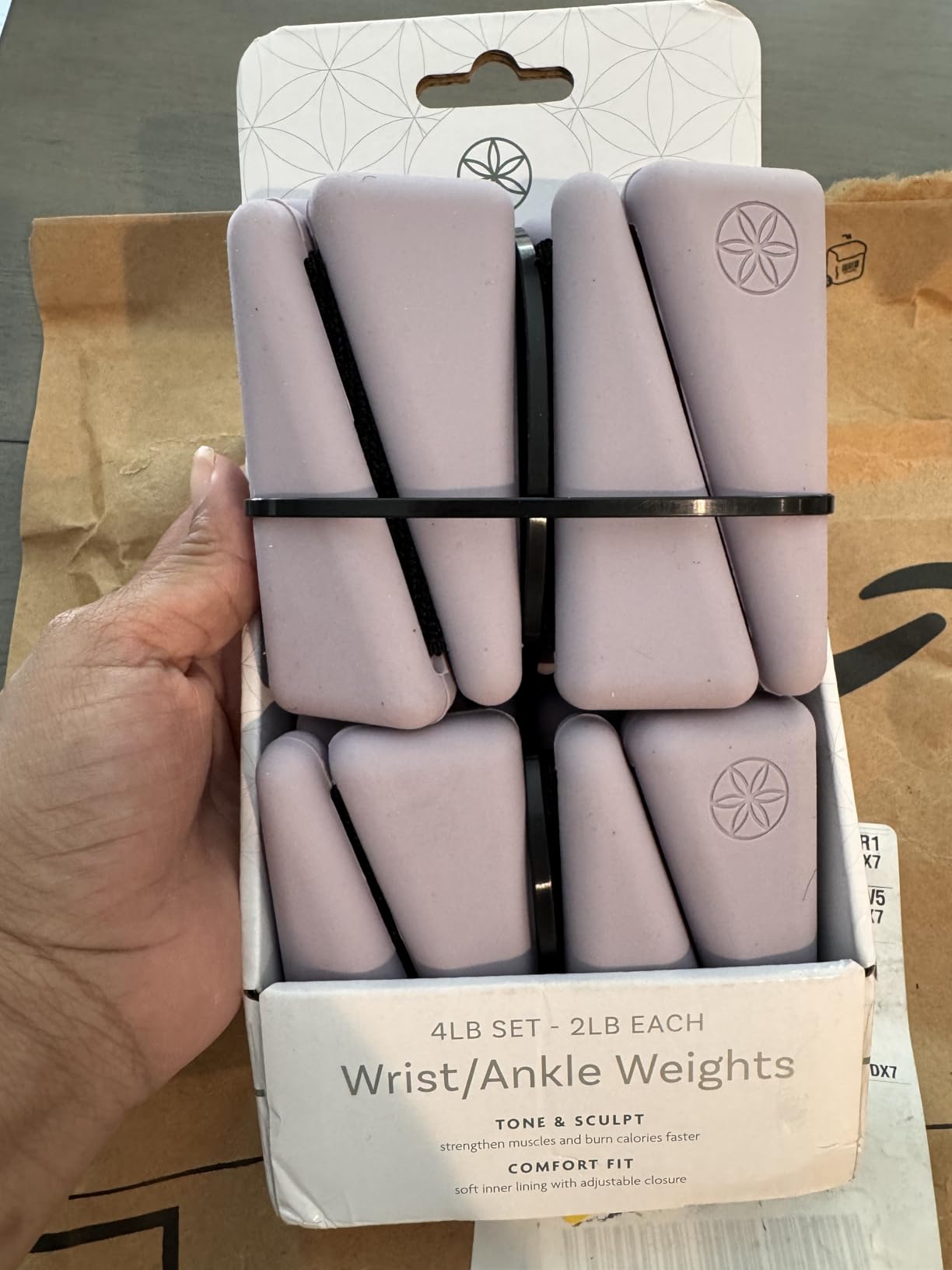Gaiam Wrist and Ankle Weights, Wearable Bracelet to Strengthen, Tone & Sculpt, Adjustable Ankle Weights for Women & Men for Yoga, Dance, Pilates, Barre, Cardio, Home & Gym Use customer photo 1