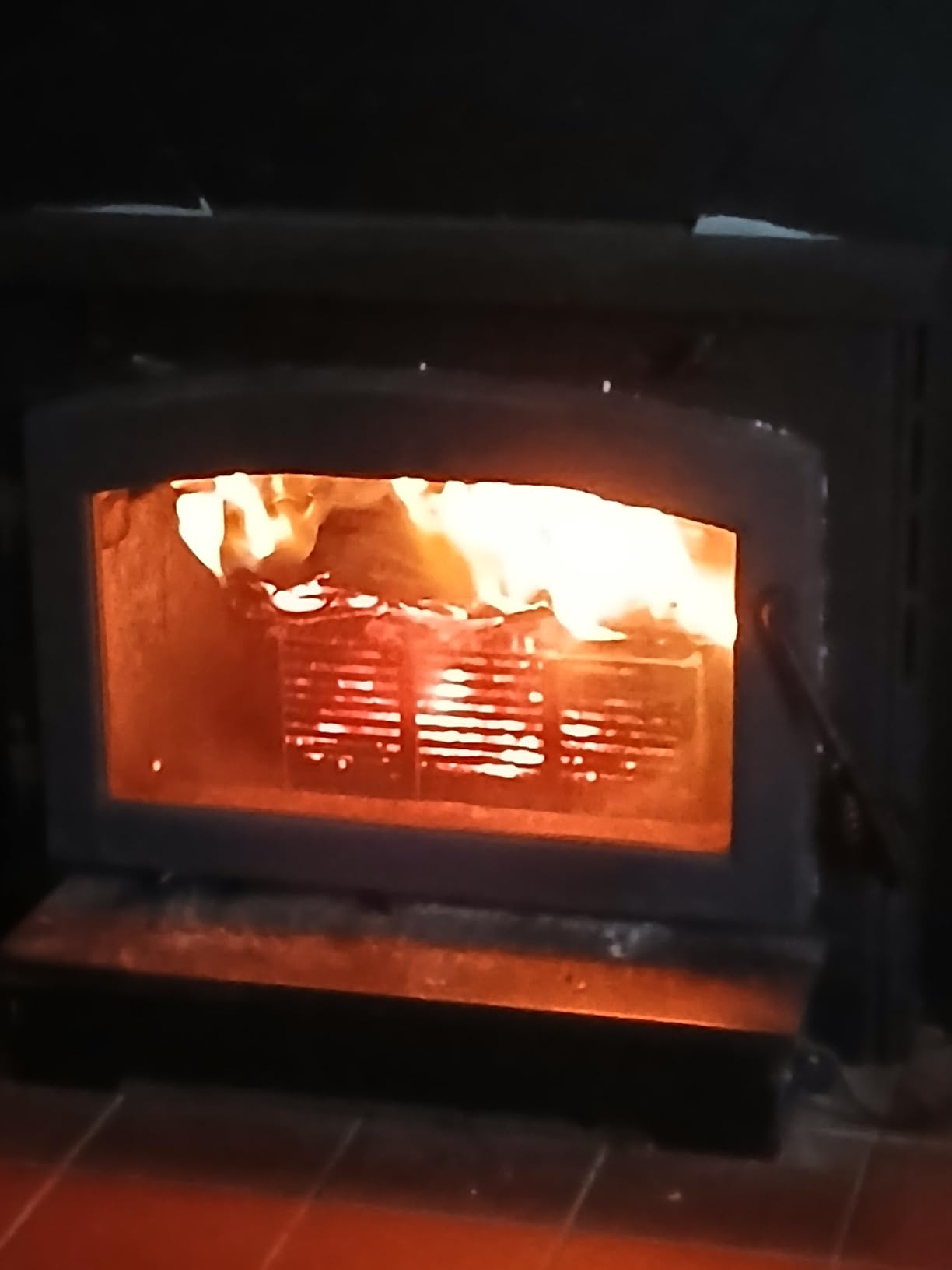 Small Pellet Basket, Heating Source Using Wood Pellets in Your Wood Stove or Fireplace customer photo 1