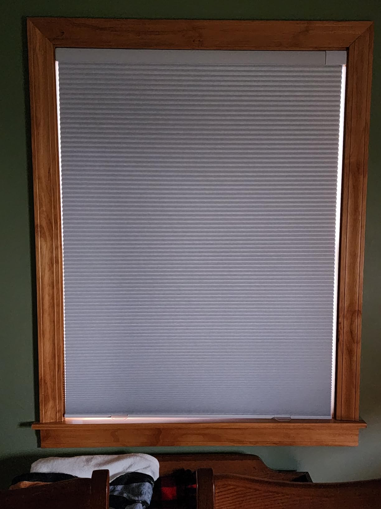 MYshade Cordless Blackout Cellular Shades for Windows, Honeycomb Window Shades with Thermal Insulation, Child & Pet Safe Room Darkening Shade, Easy Install, 35