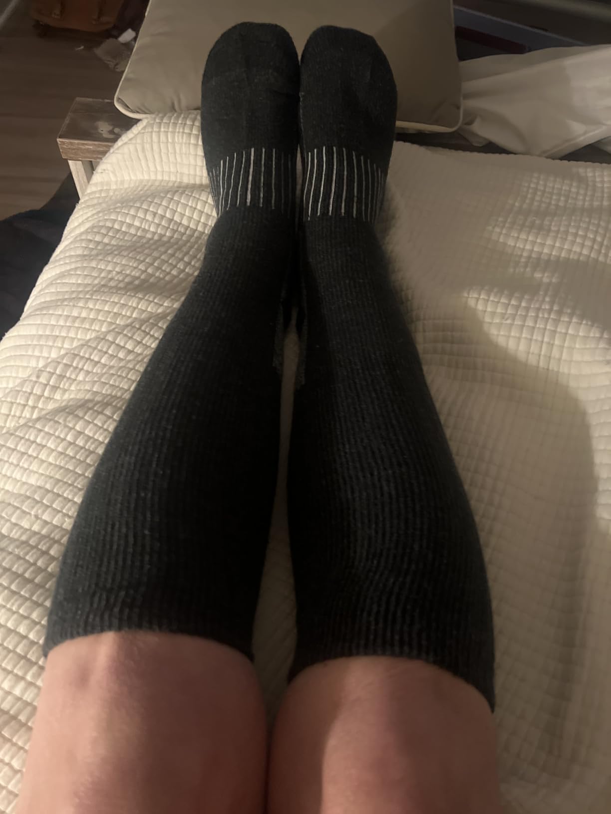 Merino Wool Socks for Men & Women Casual Warm Winter Cozy Thermal Socks customer photo 1
