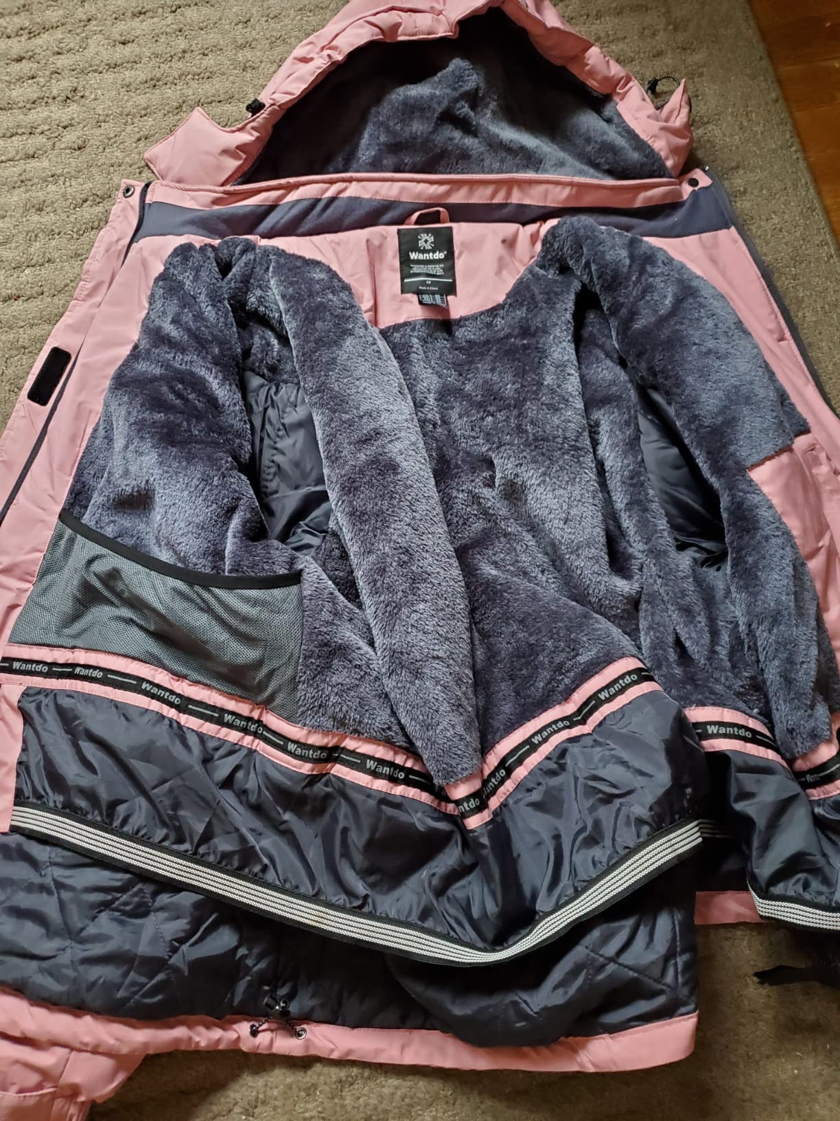 Women's Plus Size Waterproof Ski Jacket Winter Windproof Snow Mountain Warm Hooded Coat customer photo 2