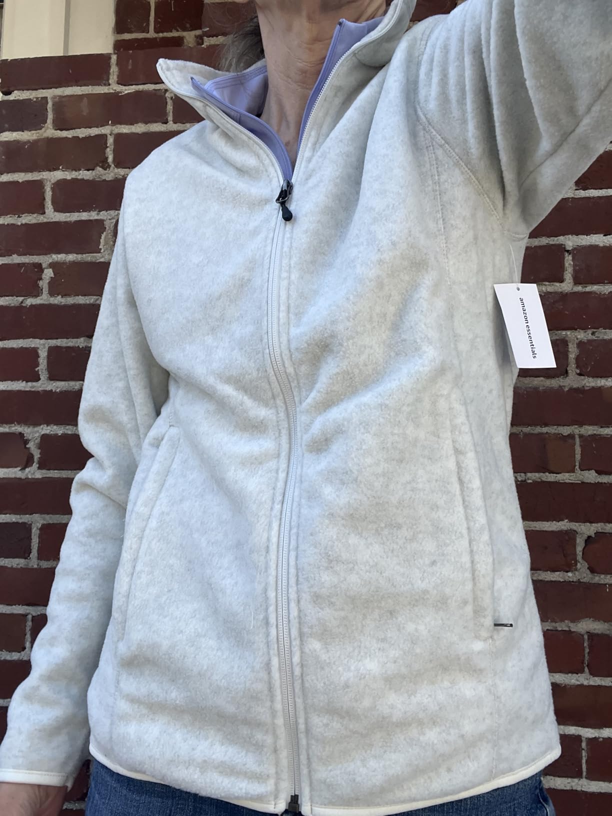 Amazon Essentials Men's Full-Zip Polar Fleece Jacket customer photo 2