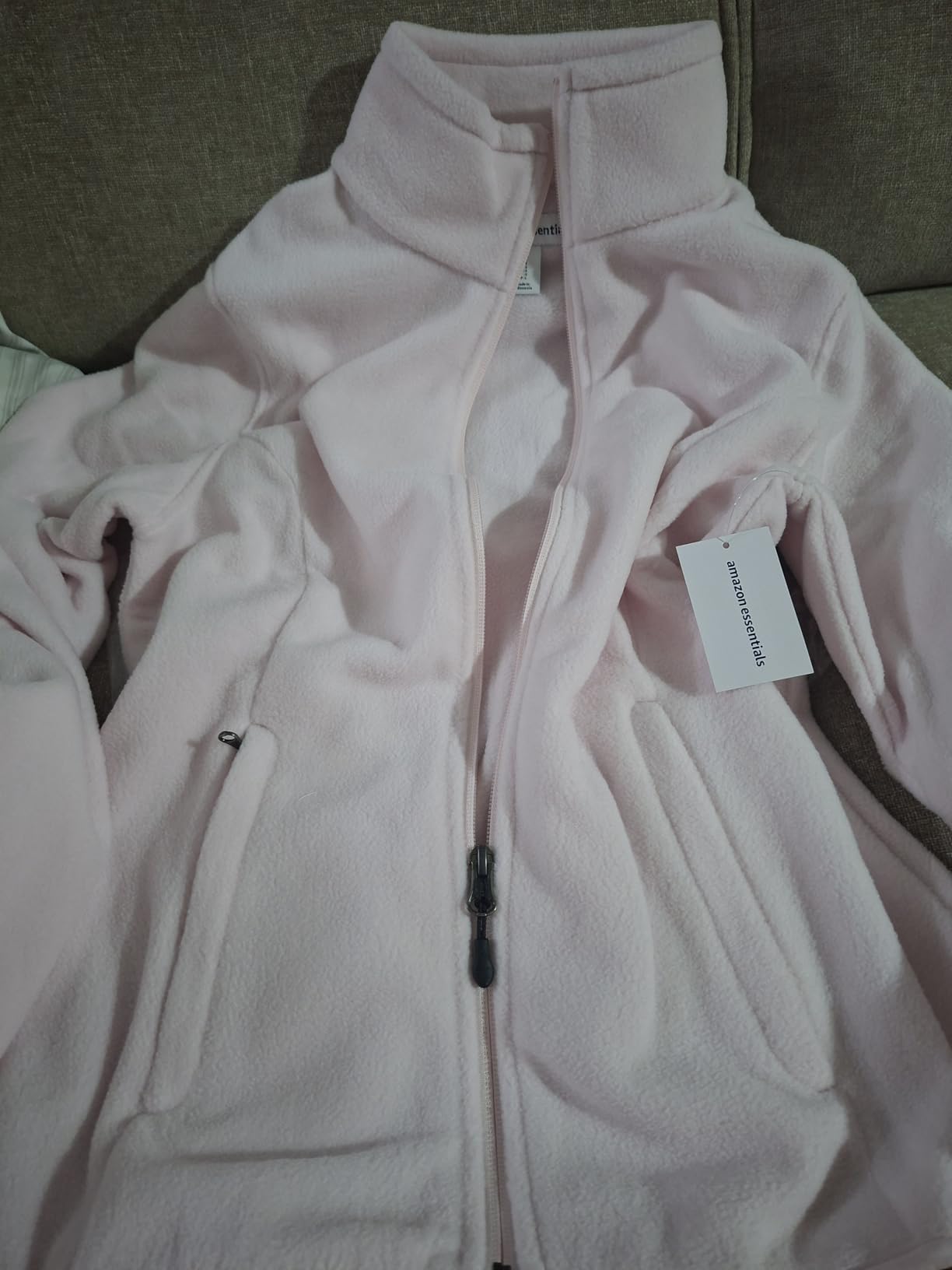 Amazon Essentials Women's Classic-Fit Full-Zip Polar Soft Fleece Jacket customer photo 2
