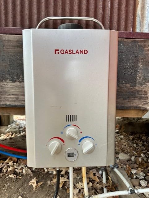 GASLAND BE158S Tankless Water Heater Propane - CSA Certified, 41,000 BTU, 1.58 GPM, Digital Display & Multi-Protection Portable Hot Water Heater for Camping, RV, Off-Grid & Outdoor Showers customer photo 1