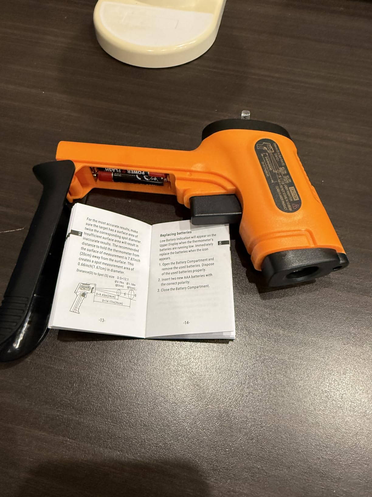 TempPro TP450 2 Laser Temperature Gun for Cooking, 16:1 D:S Ratio Infrared Thermometer Gun for Pizza Oven, Laser Thermometer Gun with Adjustable Emissivity Temp Gun -58 to 1022F (Previously ThermoPro) customer photo 2