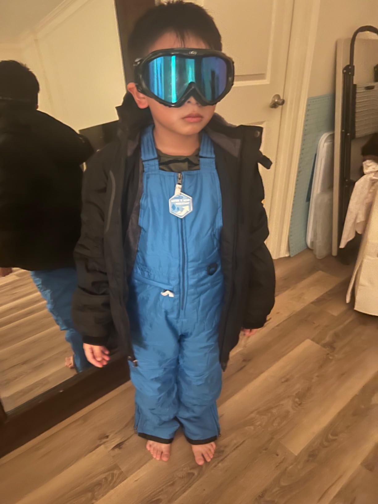 Arctic Quest Boys Girls Unisex Classic Ski & Snow Bib Overall Winter Snowsuit customer photo 2