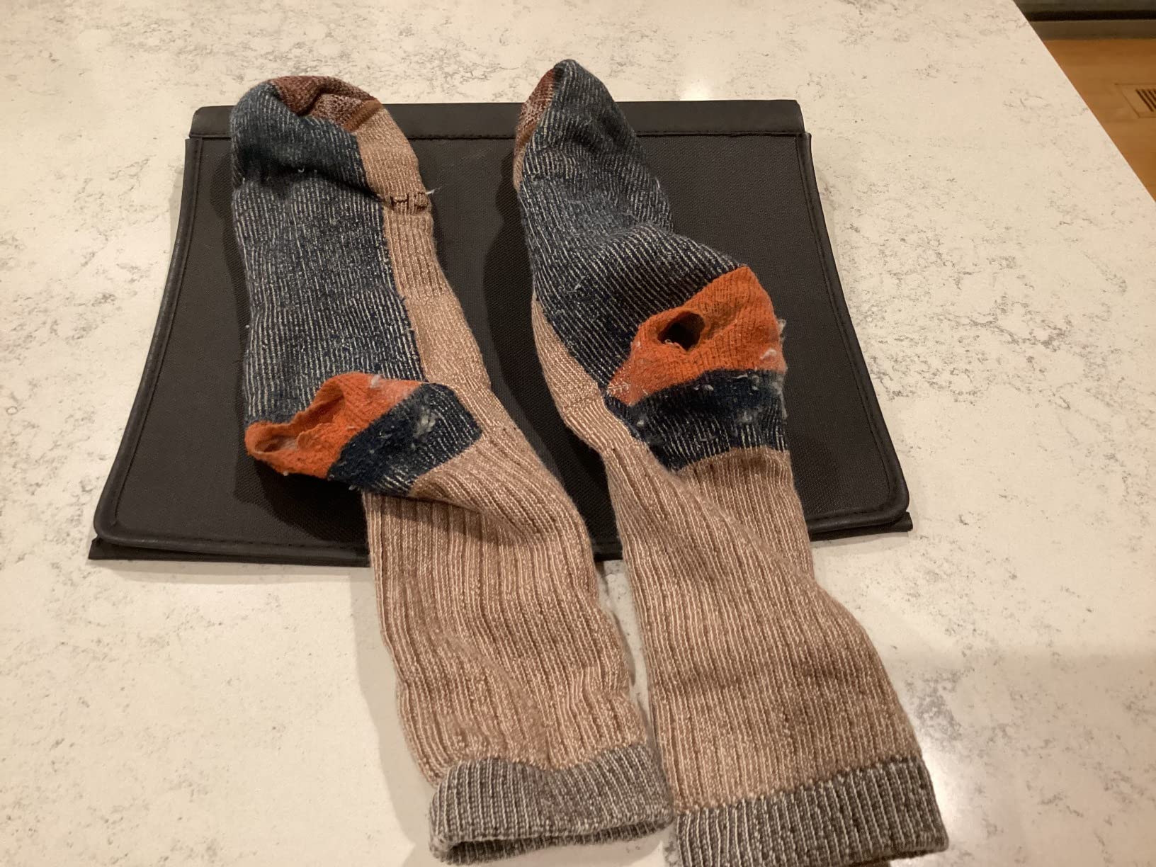 Woolrich Merino Wool Socks for Men - Made in USA, Crew Hiking Sock, Made of 78% Merino Lambswool w/Padded Arch, 2 Pairs customer photo 2