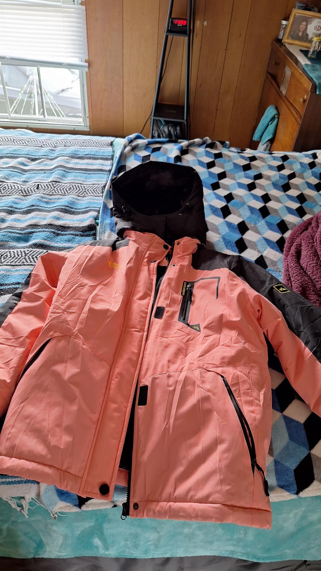 TACVASEN Women's Winter Jacket Waterproof Ski Jackets Snow Coat Warm Fleece Rain Jacket with Hood Windbreaker customer photo 1