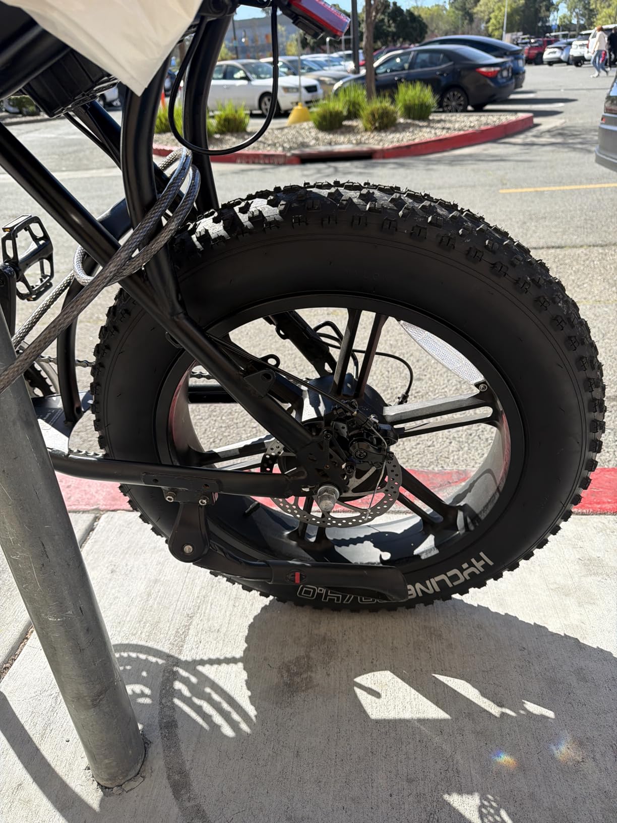 Hycline Fat Bike Replacement Tire: 20x4.0/26x4.0 Inch High-Performance Wear-Resistant Folding MTB Bicycle Tires, All-Terrain High-Density for Street or Trail Riding customer photo 2